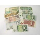 Elizabeth II bank notes, some mint and uncirculated, comprising Somerset £10, £5, four Page £1 in