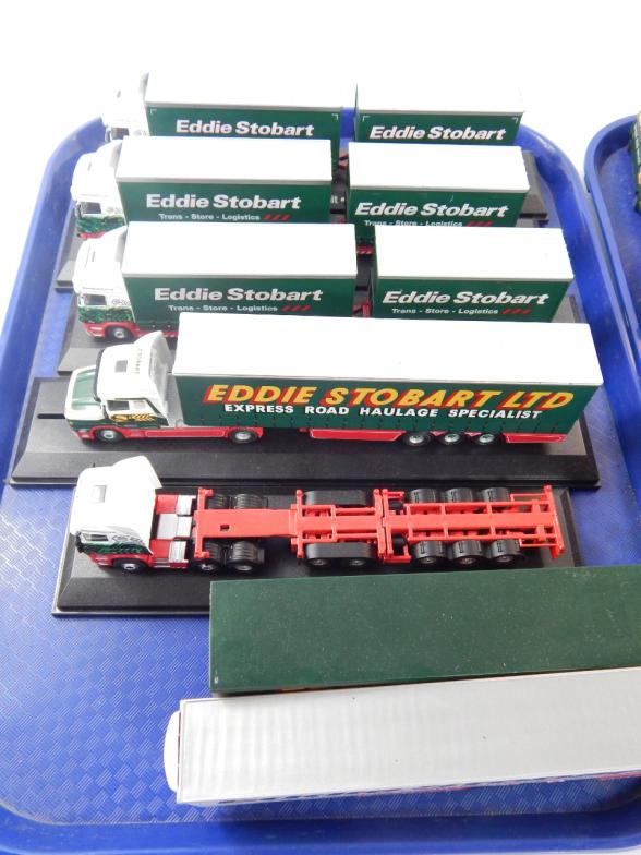 Oxford die cast and Corgi die cast models of Eddie Stobart lorries, trailers, container chassis, - Image 2 of 3