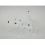 A quantity of cut glass, etc., to include a Thomas Webb carafe.