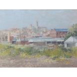 Keith Roper (b.1946). From the Old Marshelling Yards, pastel, signed, titled and dated (19)85,