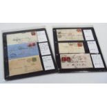 Various United Kingdom postmark envelopes, letterheads, stamps, etc, a small quantity of Continental