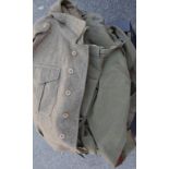 Various early 20thC army jackets, former property of Lord Hesketh, to include khaki green example