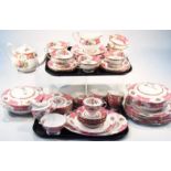 A Royal Albert Lady Carlyle pattern part service, to include two tureens, 28cm wide, plates, soup