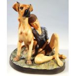 A Royal Doulton matte figure, Buddies, HN2546, printed marks beneath, 18cm high.