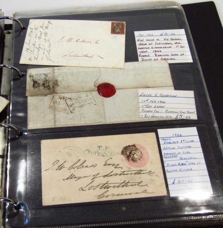 Various United Kingdom postmark envelopes, etc, to include 1818 Bishop mark solicitors letter to - Image 2 of 3