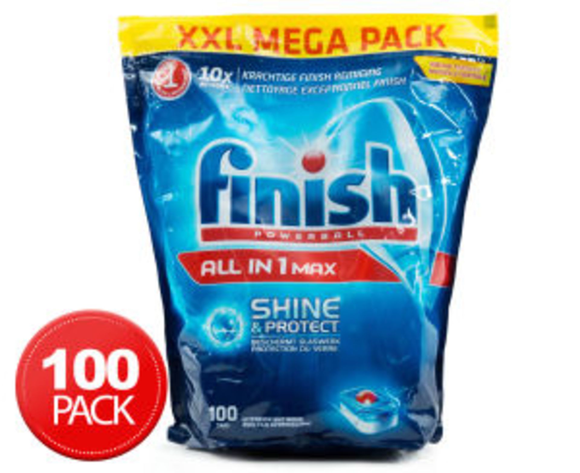 V Brand New Finish Powerball All In 1 Max Dishwasher Tablets RRP £25.00 X  3  Bid price to be