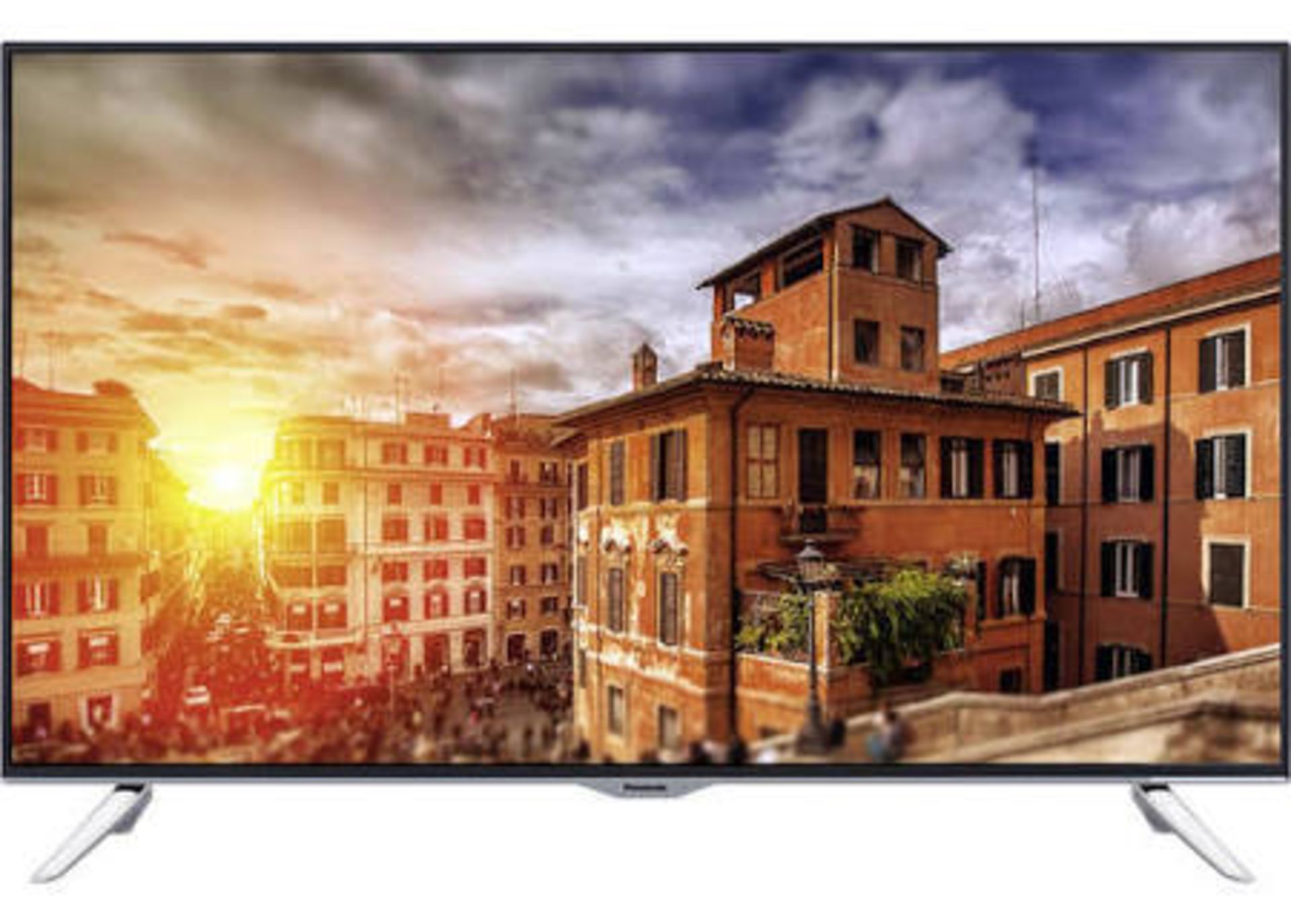 V Grade A Panasonic TX48CX400 48" Widescreen LED TV, HD Freeview, 4K Ultra HD, 3D, Smart, Built In