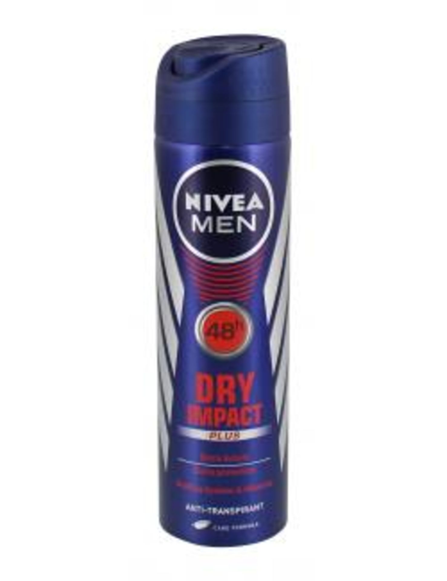V Brand New Six Cans Of Nivea Men 48 Hour Dry Impact Plus Anti-Transpirant SRP2.99 Ea