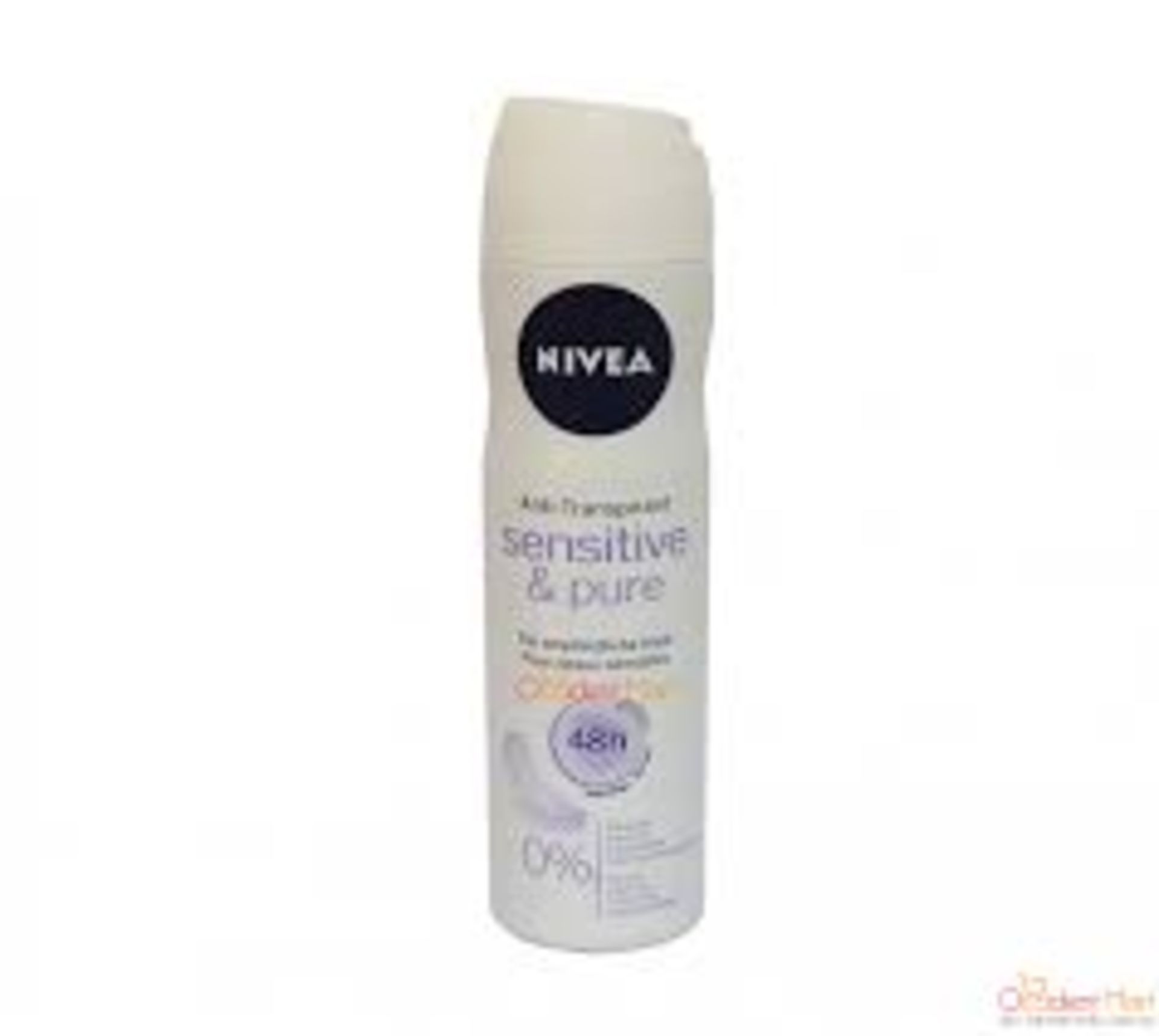 V Brand New Six Cans Of Nivea Sensetive and Pure 48 Hour Anti-Transpirant  SRP £2.99 Each
