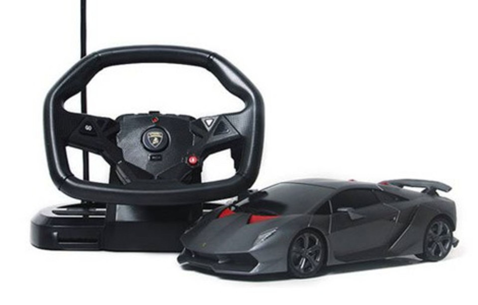 V Brand New 1/18 RC Lamborghini Sesto Elemento With Sound and Steering Wheel Controller - Official