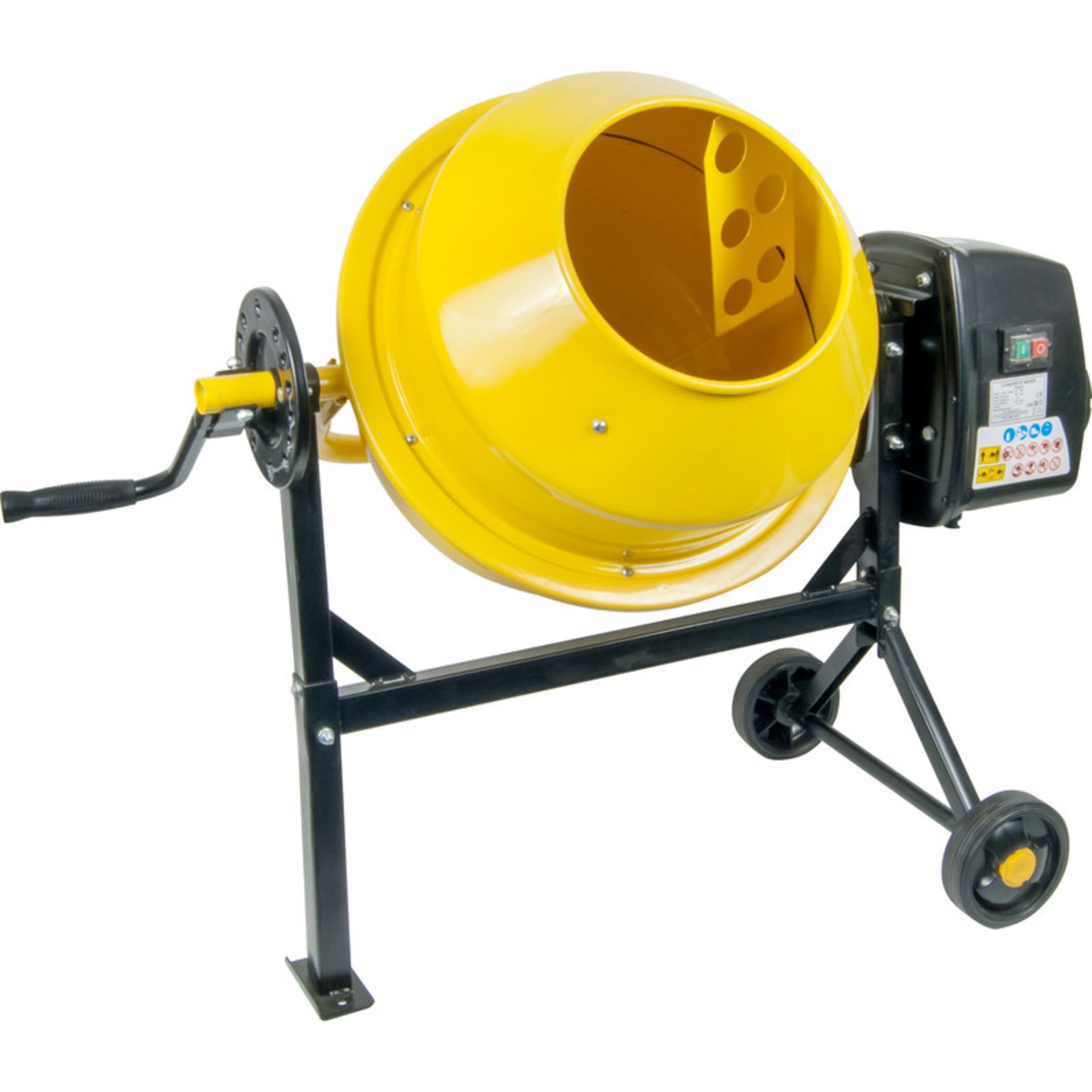 V Brand New Sip Cement Mixer 63litre, Mouth 236mm, Weight 27kg RRP169.97 Colour May Vary