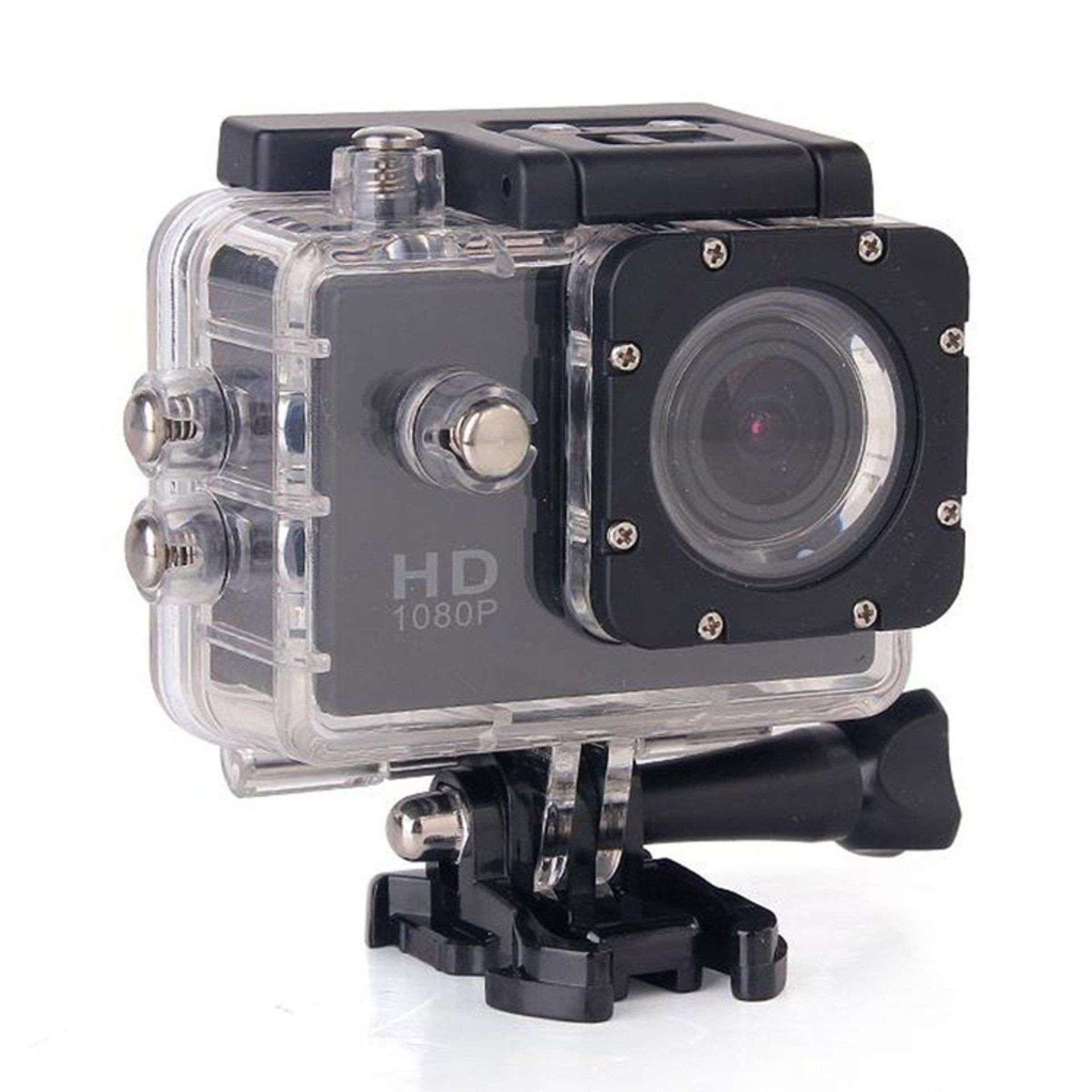 Brand New Full HD 1080p Waterproof Action Camera With Box And Accessories - 30M Waterproof - Multi