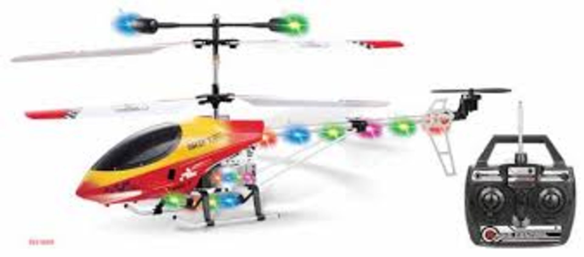 V Brand New Predator 3 Channel R/C Helicopter Gyro For Added Control 75.5 cm long RRP139.99