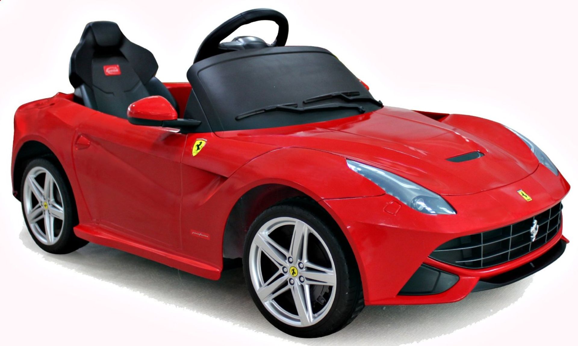 V Brand New Ferrari F12 Berlinetta 12V Ride On Electric Car With Parental Remote Control - Sound