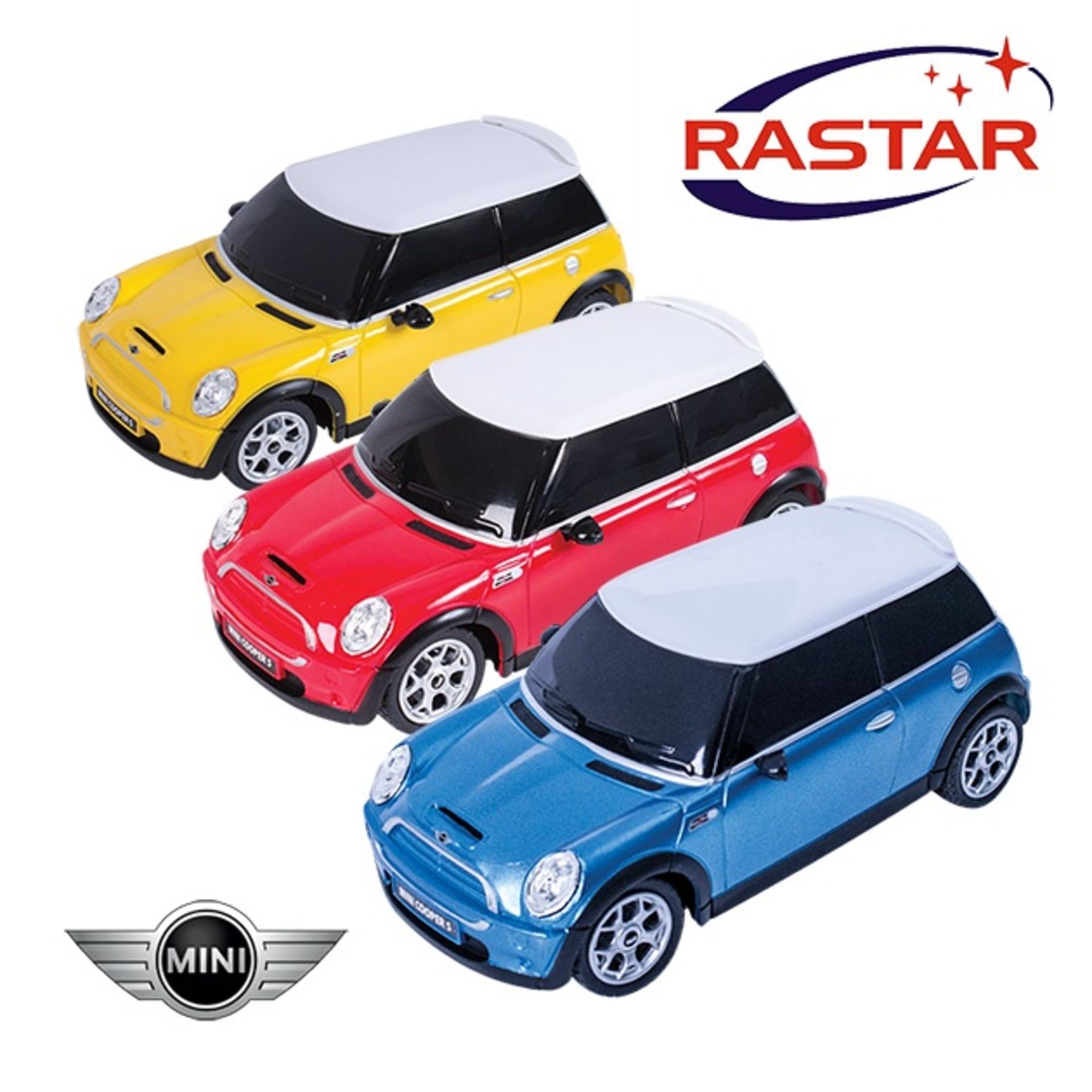 V Brand New 1:24 Scale R/C Mini Cooper S - Colours May Vary X  2  Bid price to be multiplied by Two