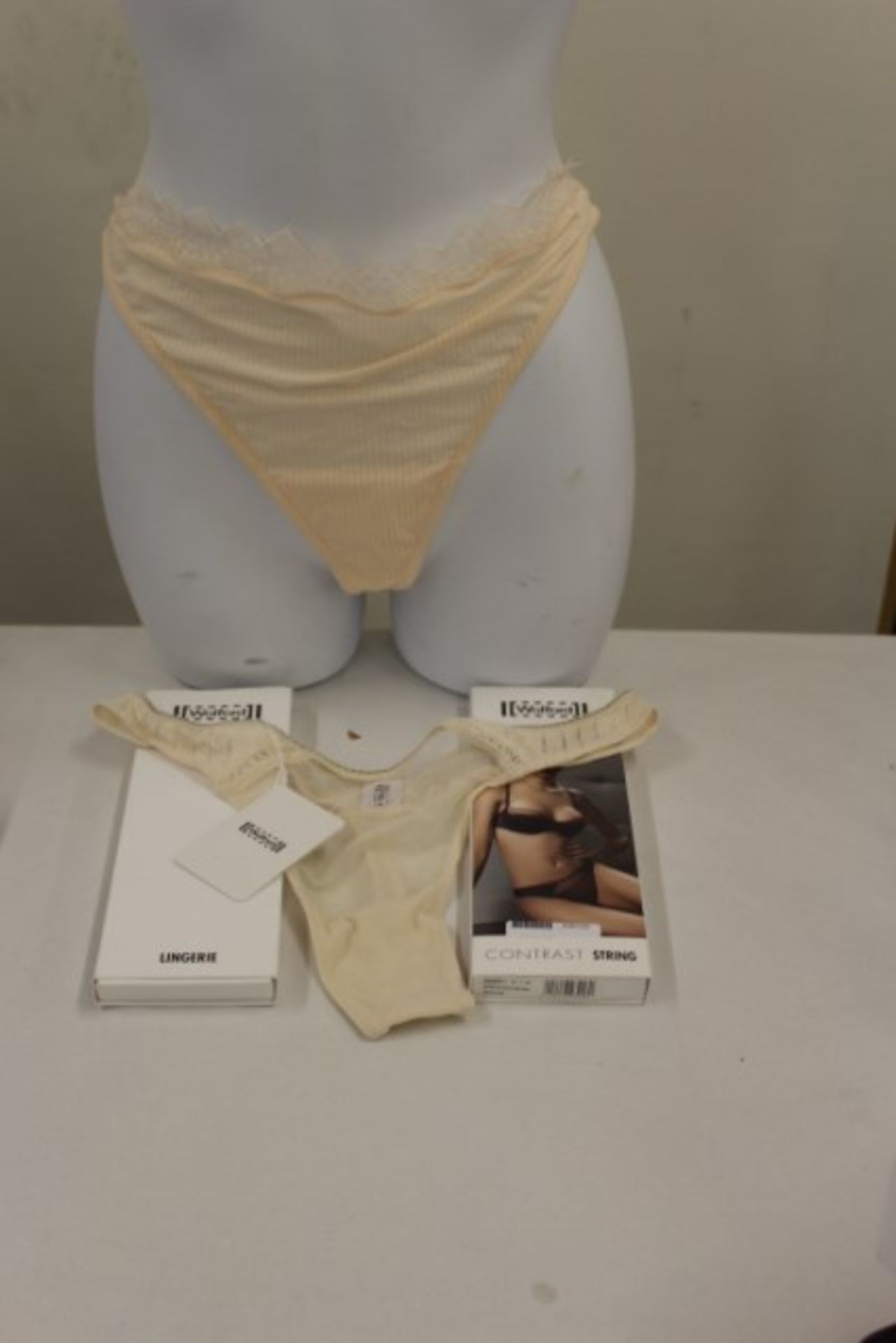 V Two Pairs Wolford Thongs Sizes M & L