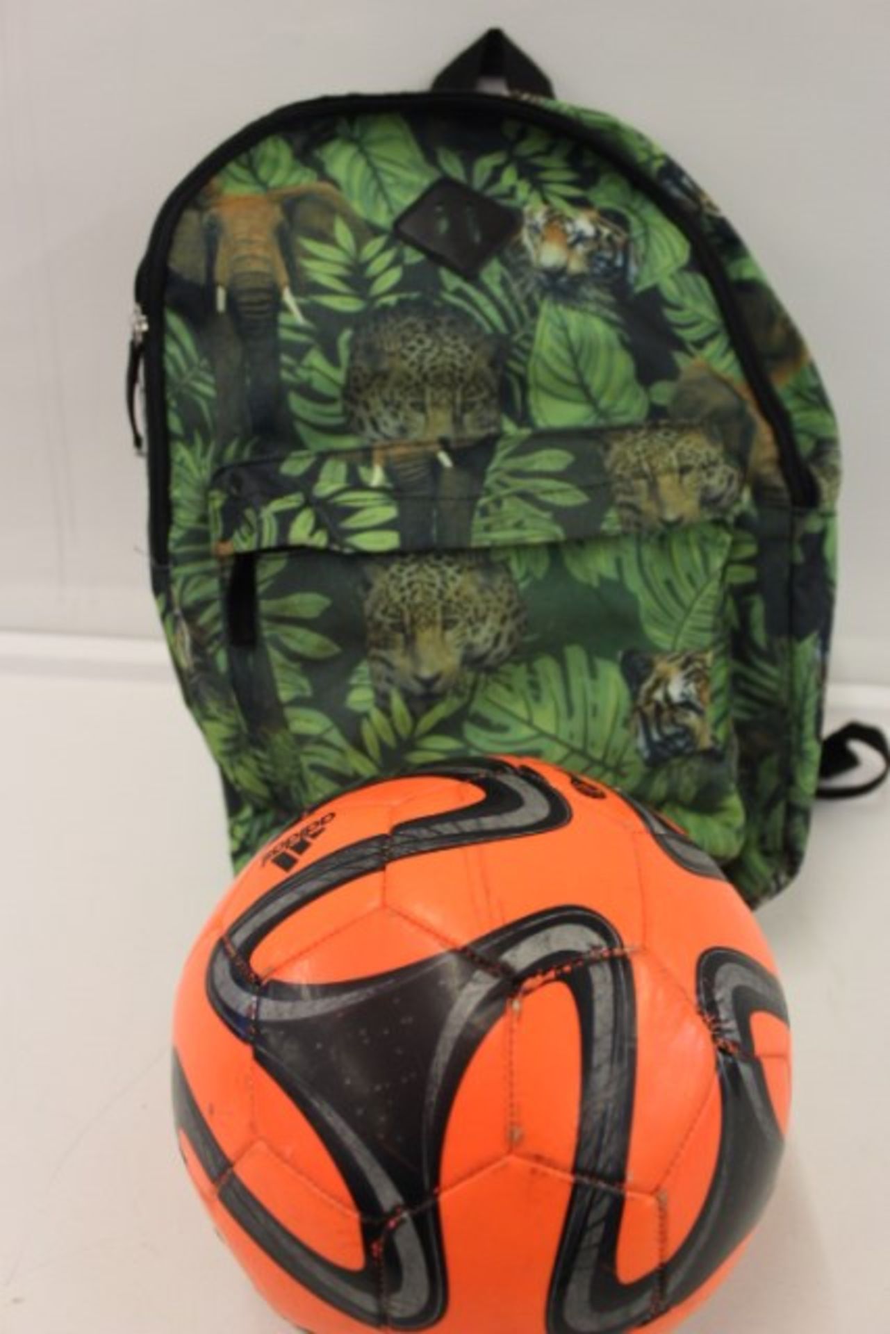 Small Green Backpack Inc Football