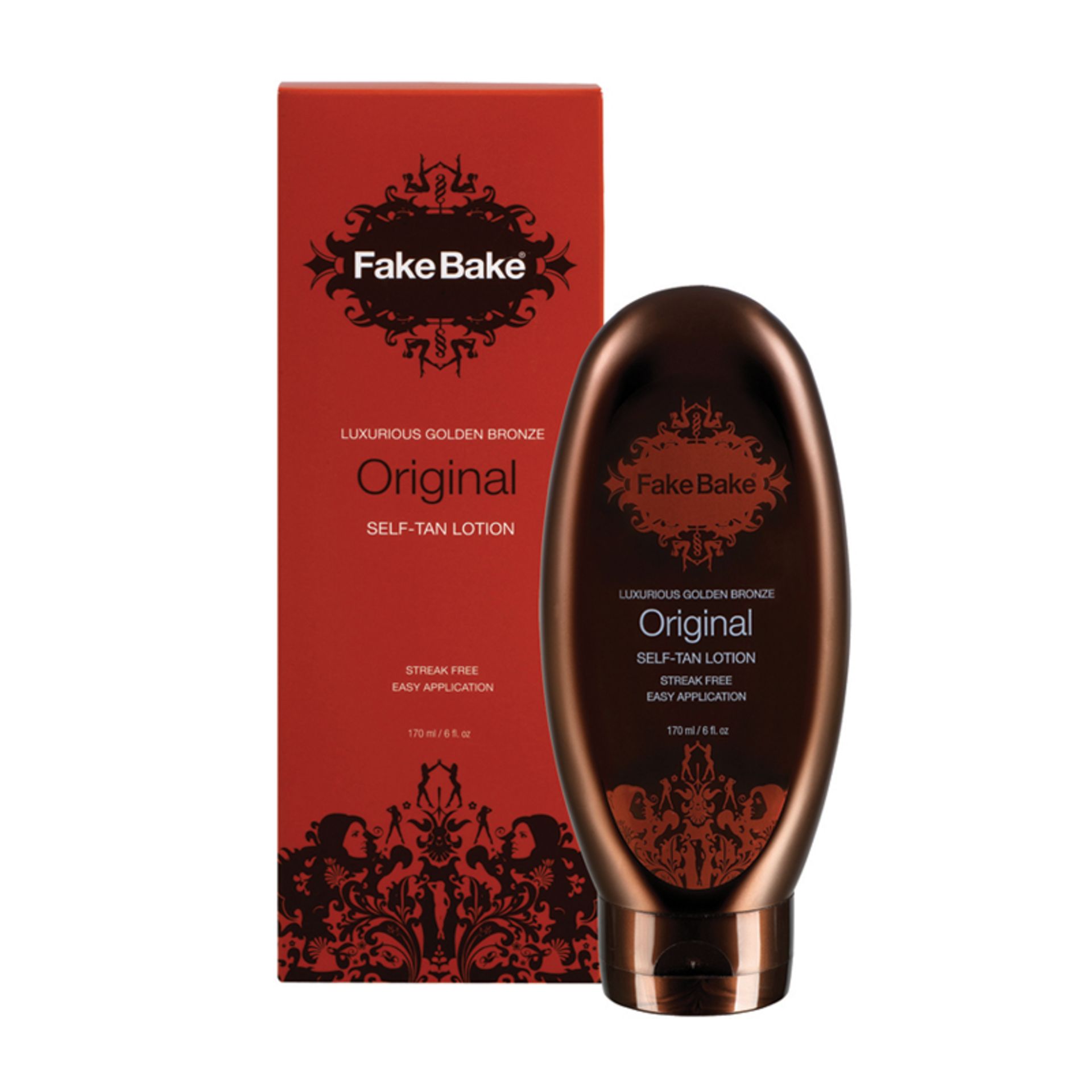 V Brand New Fake Bake Luxurious Golden Bronze Original Streak Free elf Tan Lotion 170ml