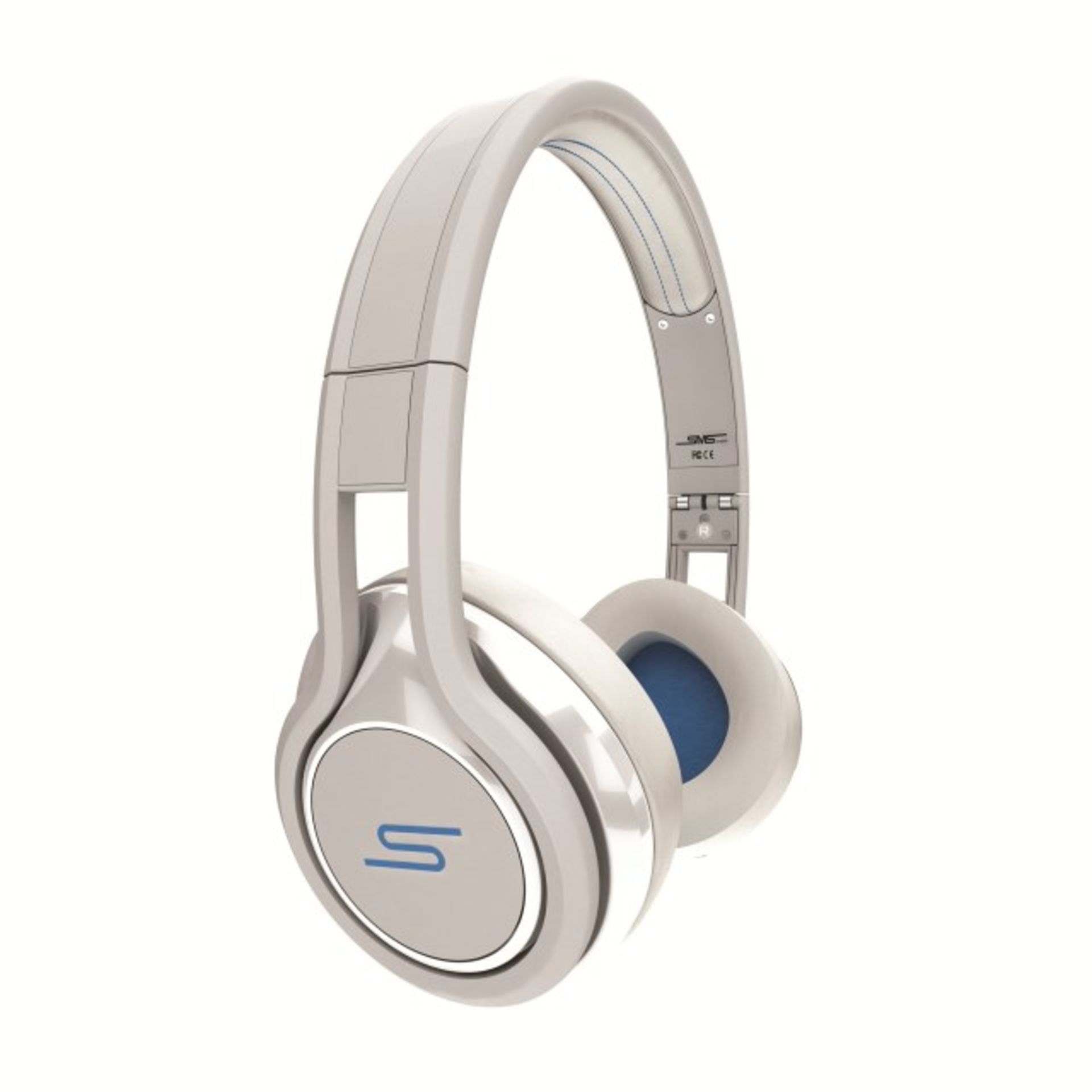 V Brand New SMS Audio Street By 50 Cent On-Ear Headphones With Mic - White *Item will be available