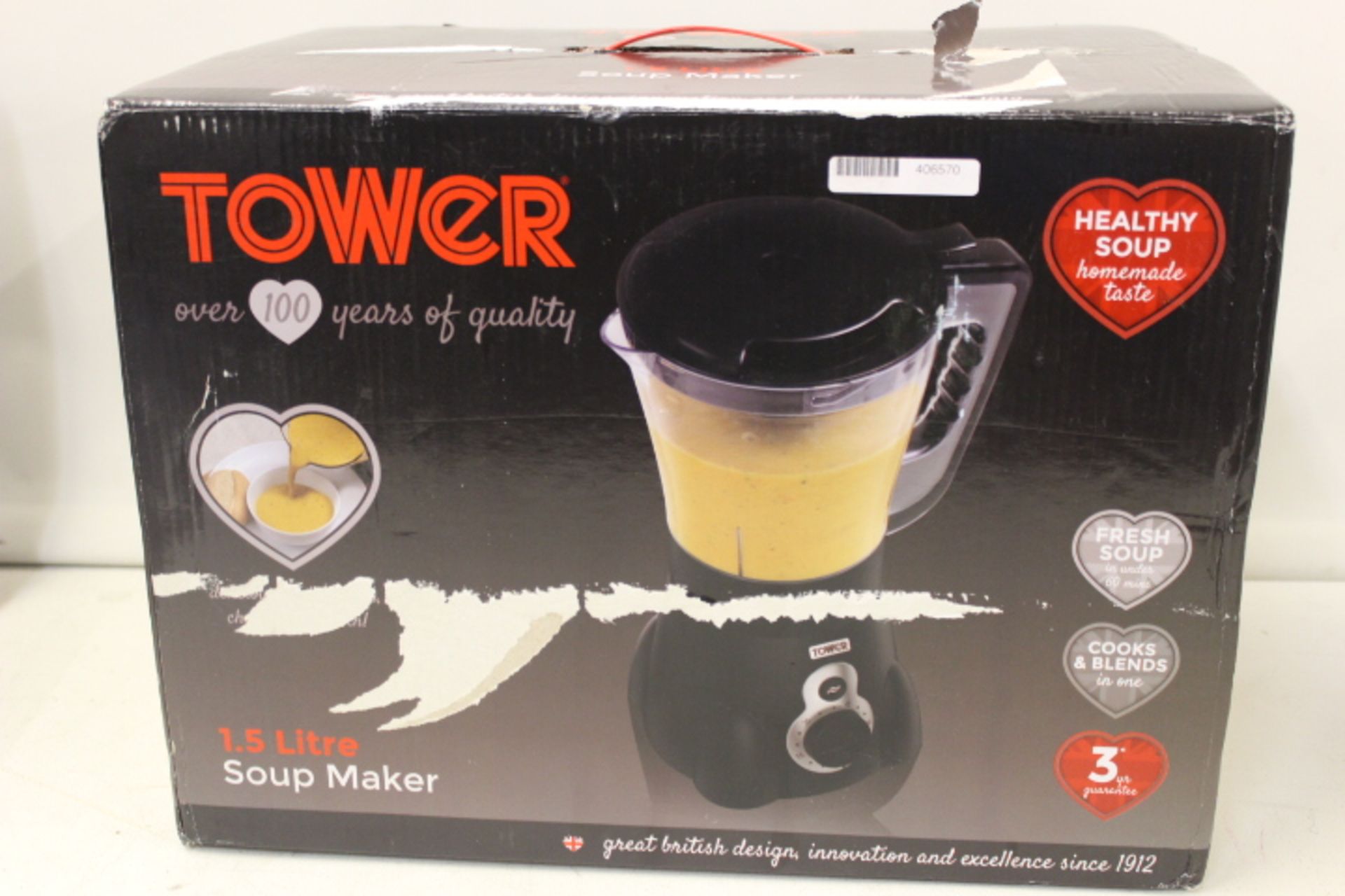 V Grade U Tower 1.5 Litre Soup Maker