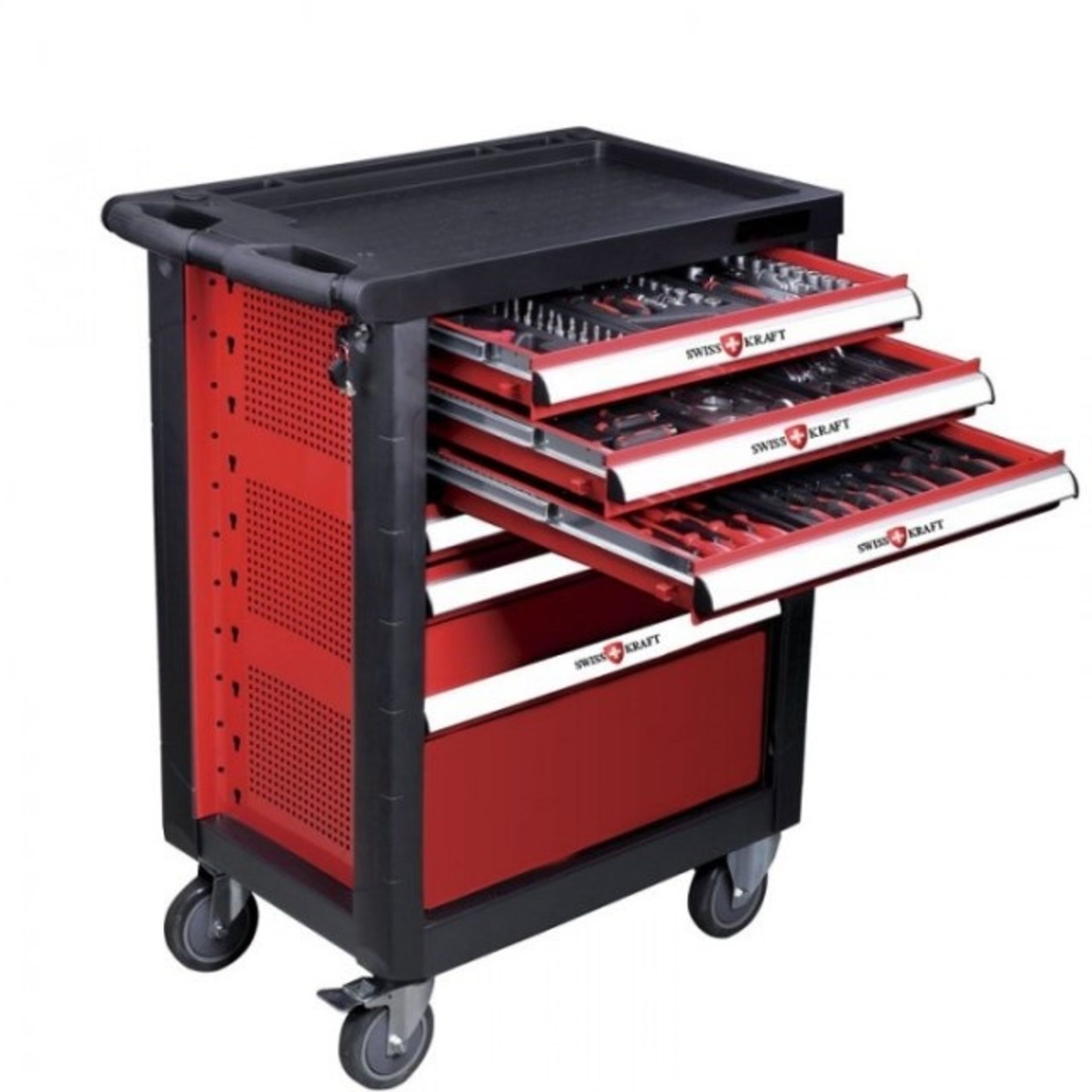 V Brand New Locking professional Tool cabinet With 6 Drawers On Castors RRP 1999 Euros (Includes