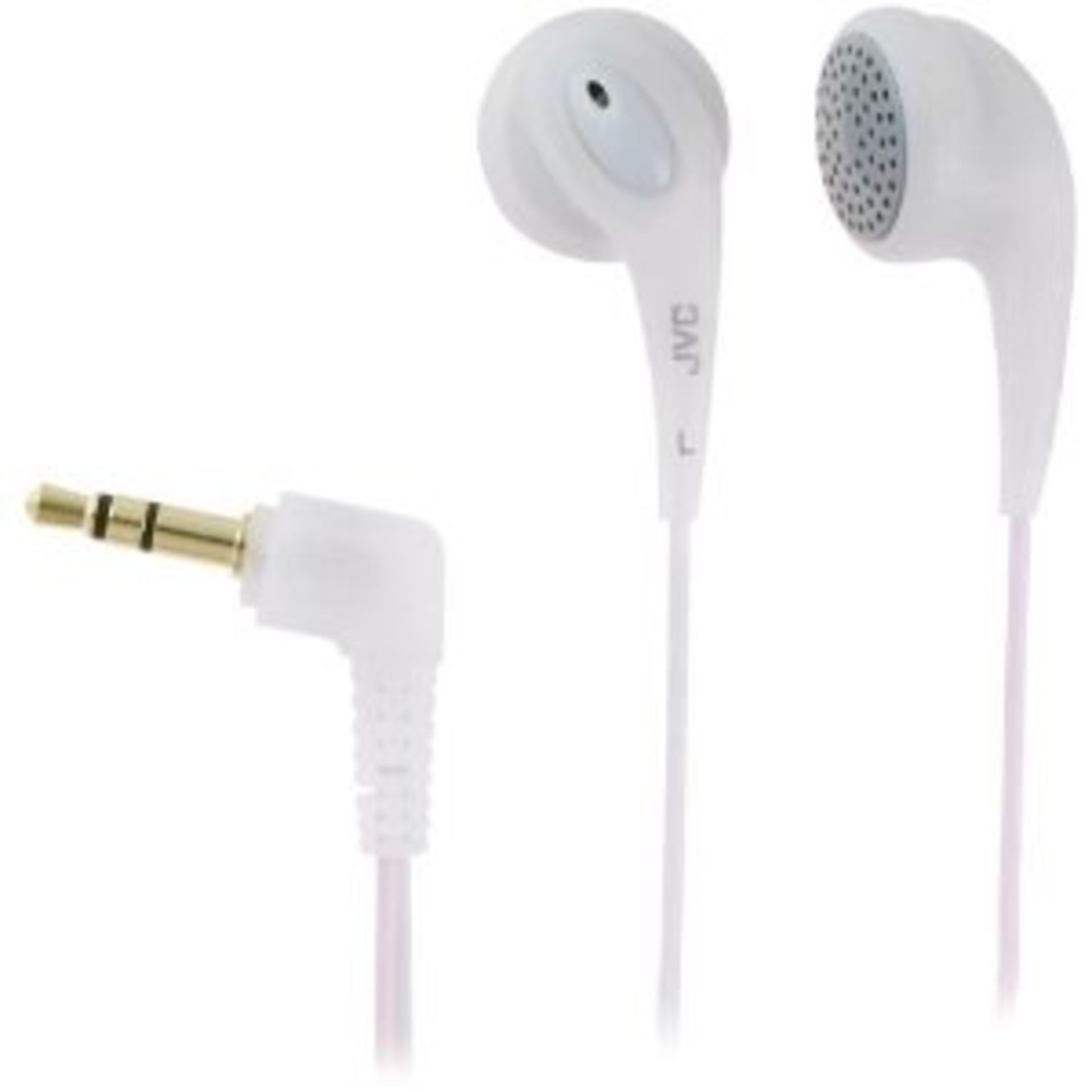Brand New JVC Gummy Earphones Peach White RRP: £15.99 X 4 Bid price to be multiplied by Four