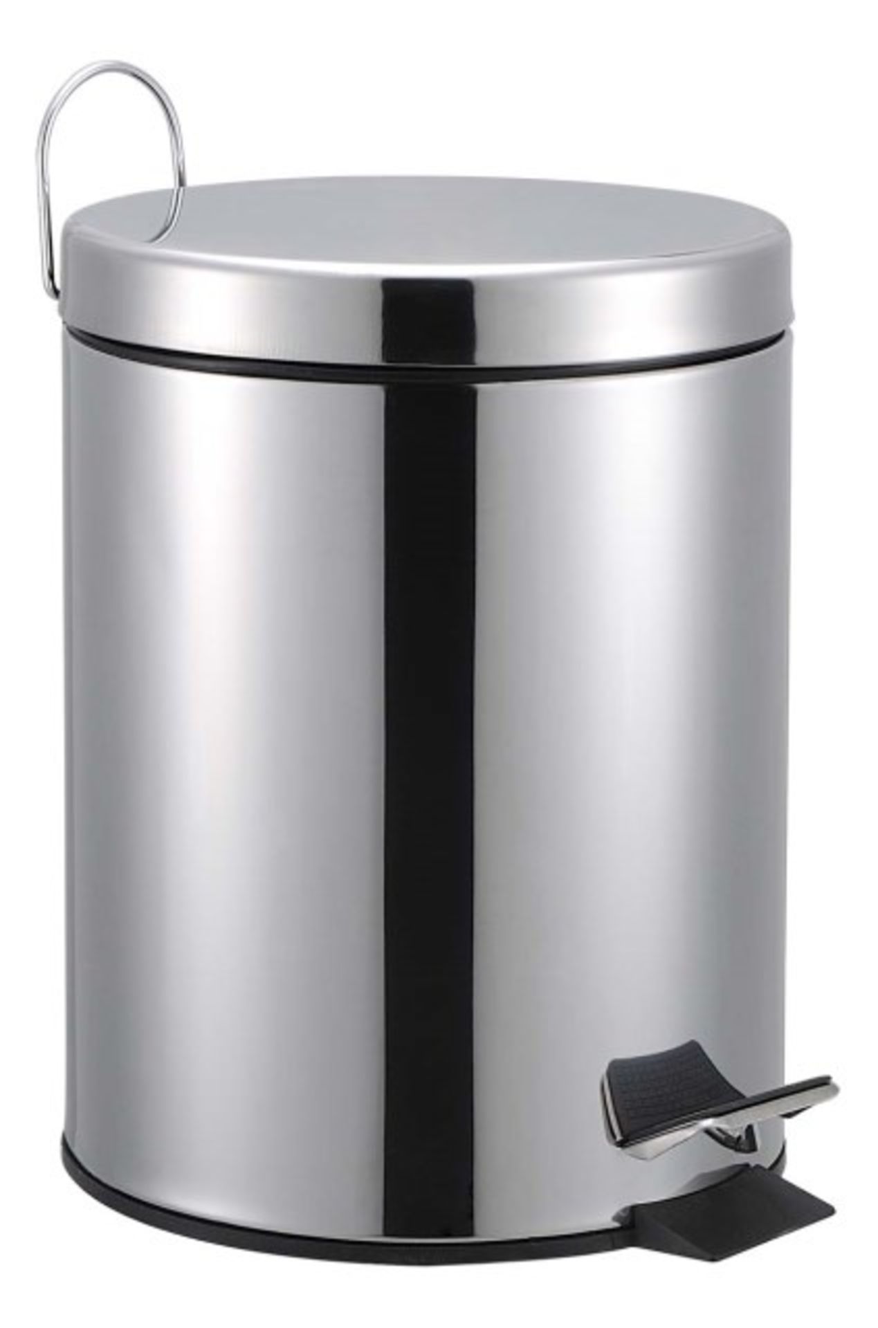 V Brand New Stainless Steel Five Litre Pedal Bin X 2 Bid price to be multiplied by Two