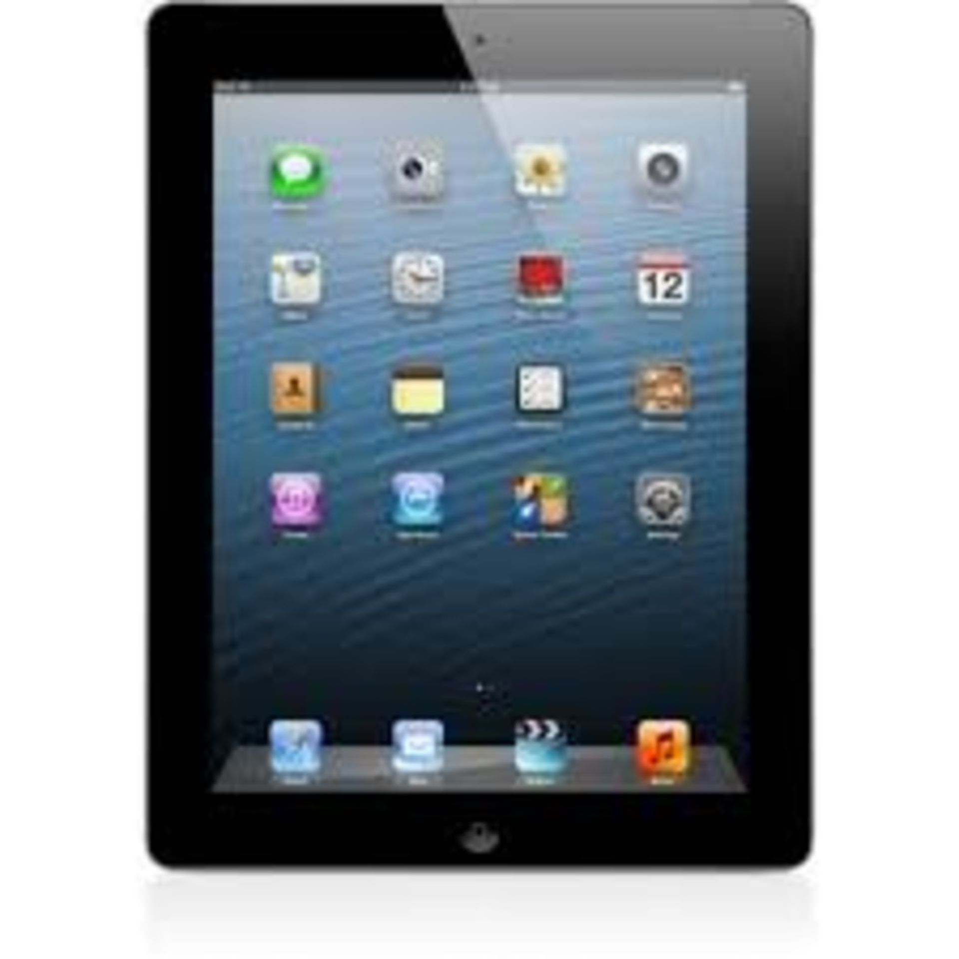 V Grade B Apple iPad 4 Black 16gb 4g Wi-Fi In Generic Box