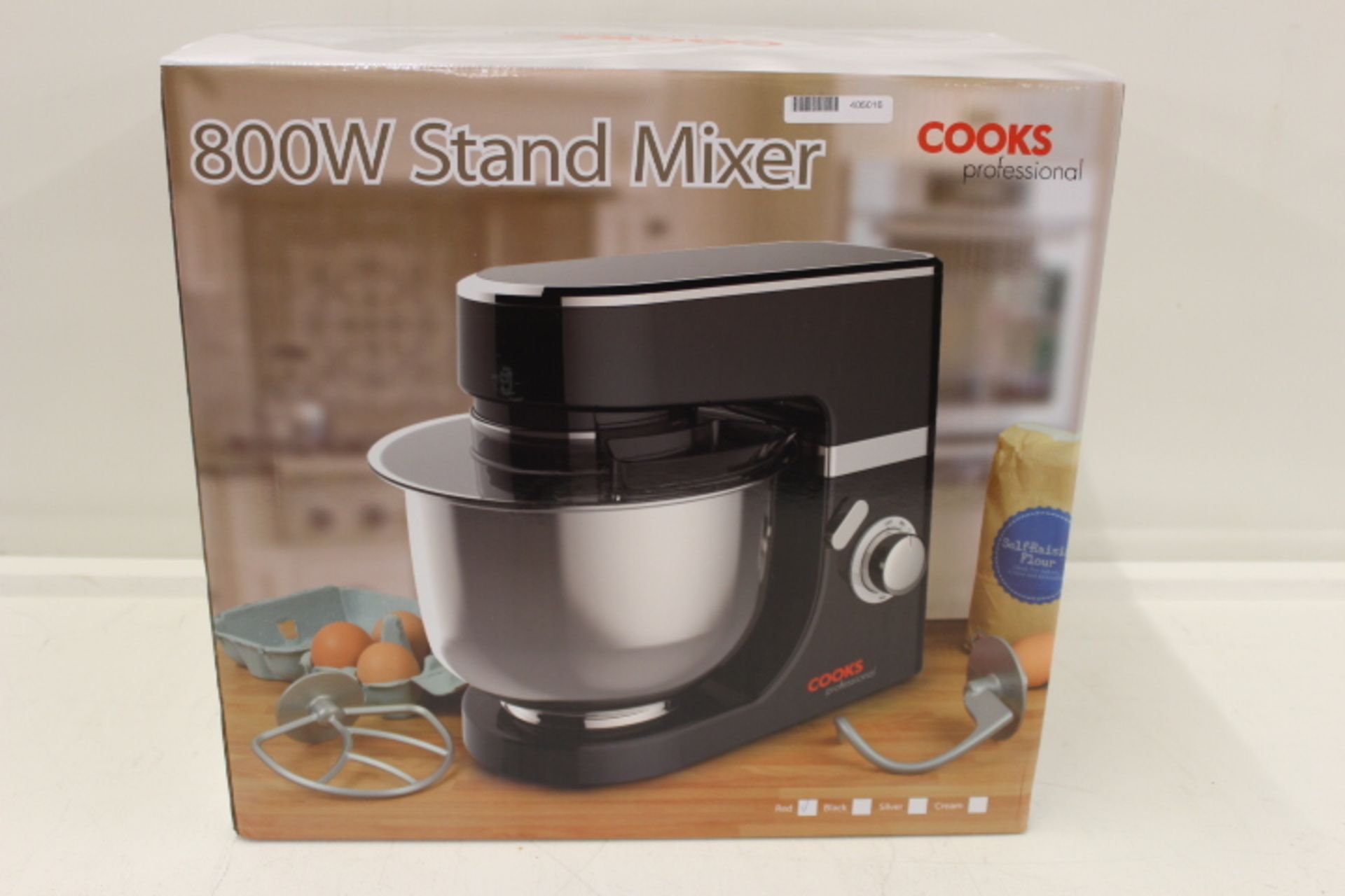 V Grade A Cooks Professional Red 800w Stand Mixer