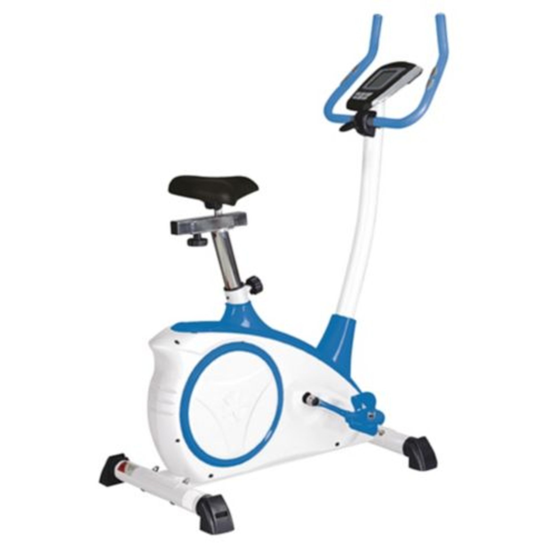 V Brand New Magnetic Exercise Bike With LCD Screen Displaying Heart Rate, Speed, Distance and