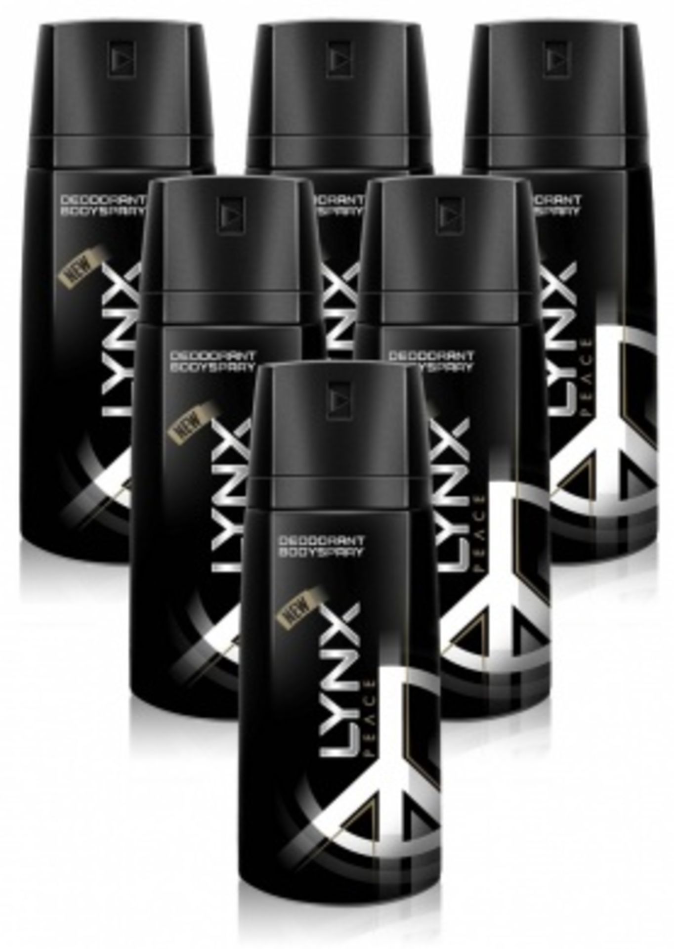 V Brand New 6 x Lynx (Axe) Peace Deodorant Body Spray 150ml Total ISP For 6 £18.90 (Picture shows - Image 4 of 4
