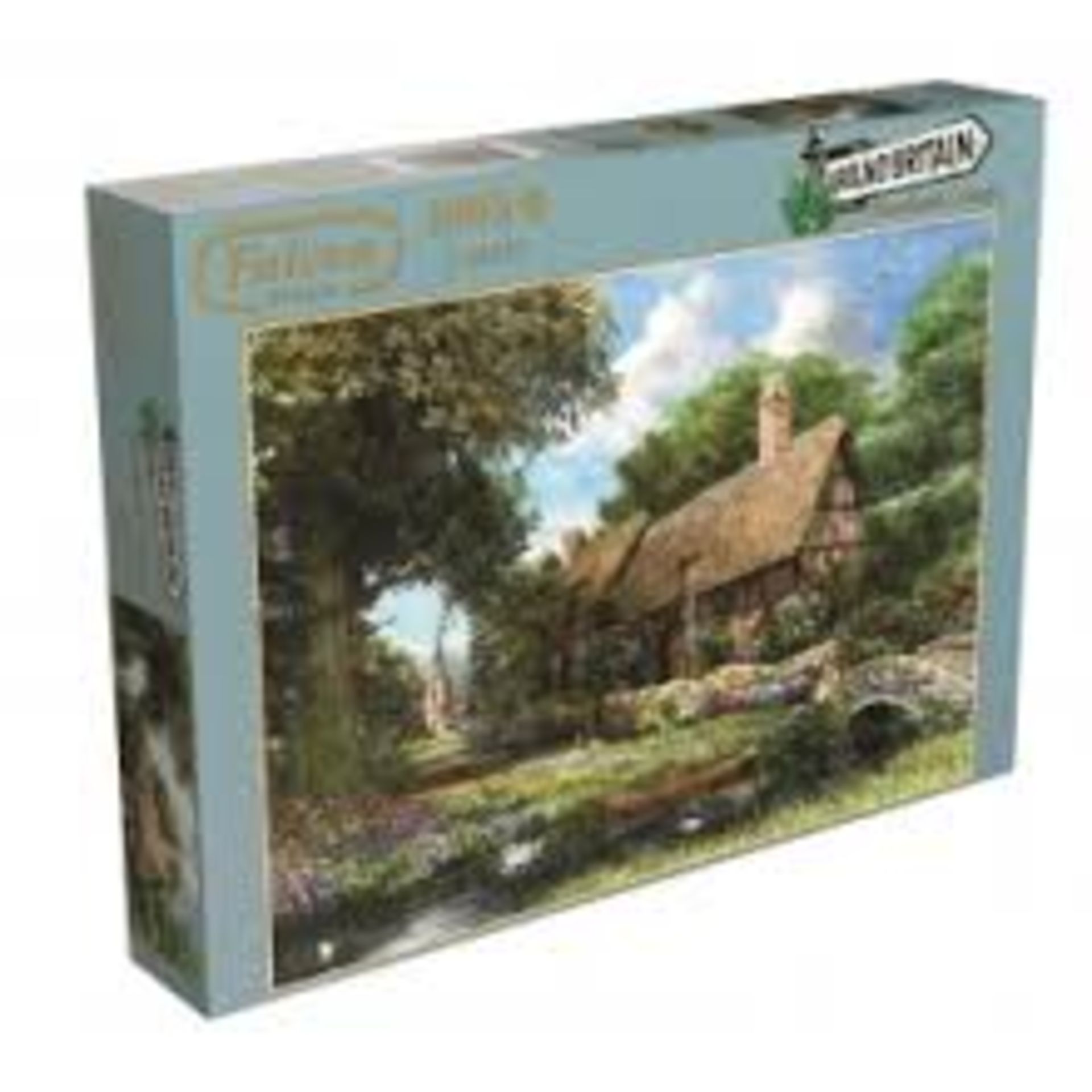 V Brand New Falcon Around Britain "Riverbank Cottage" 1000 Piece Jigsaw Puzzle