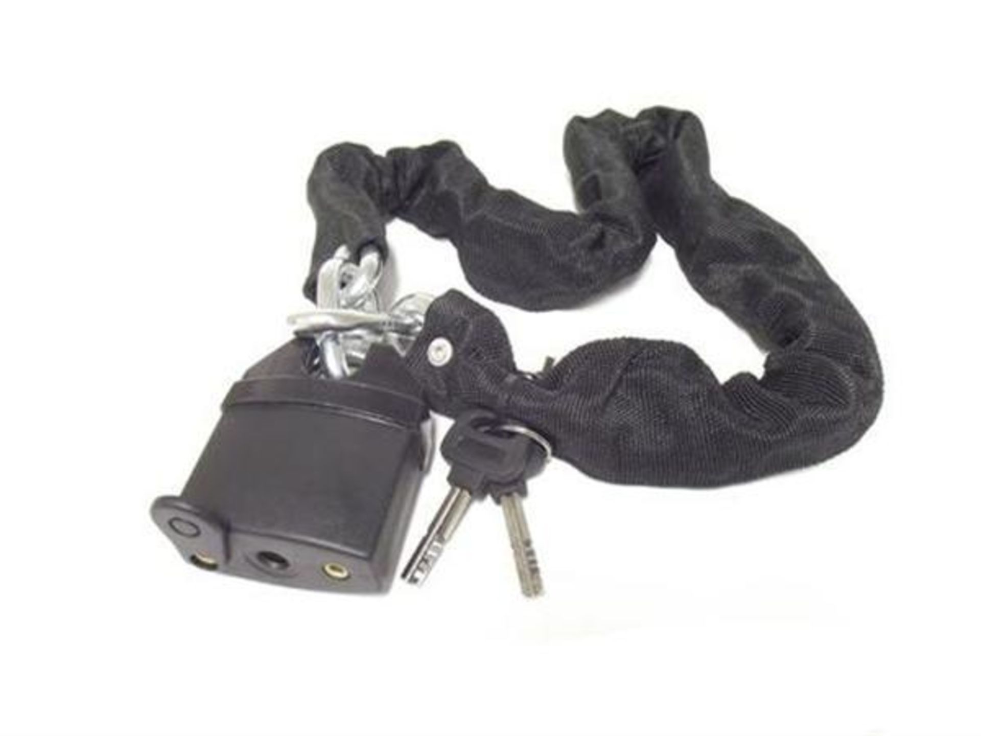 V Brand New Titanus Robust Motorcycle Chain Lock 900mm x 8mm with Padlock and Keys X 2 Bid price