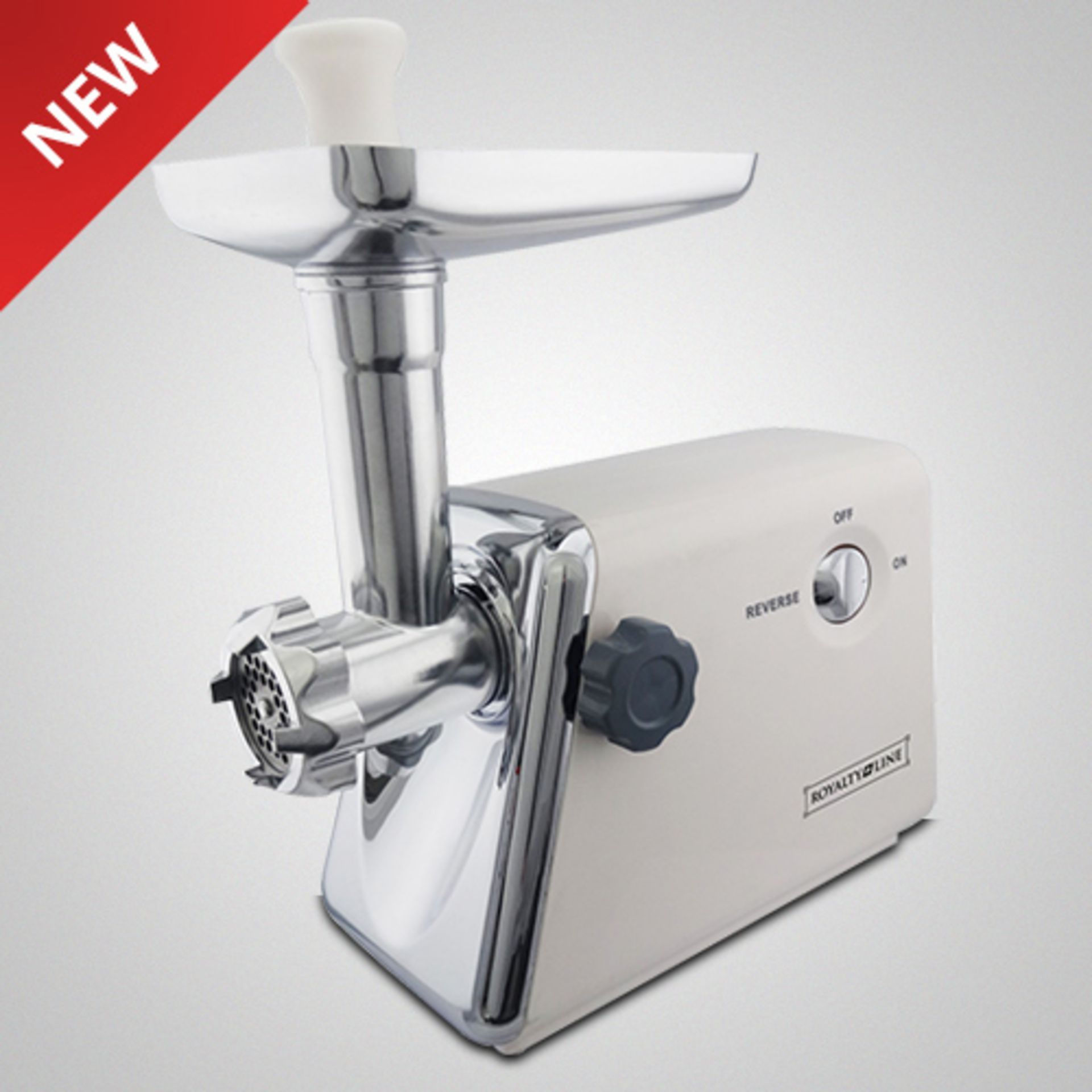 V Brand New Royalty Line Meat Ginder And Mincer With Stainless Steel Blades Colour May Vary