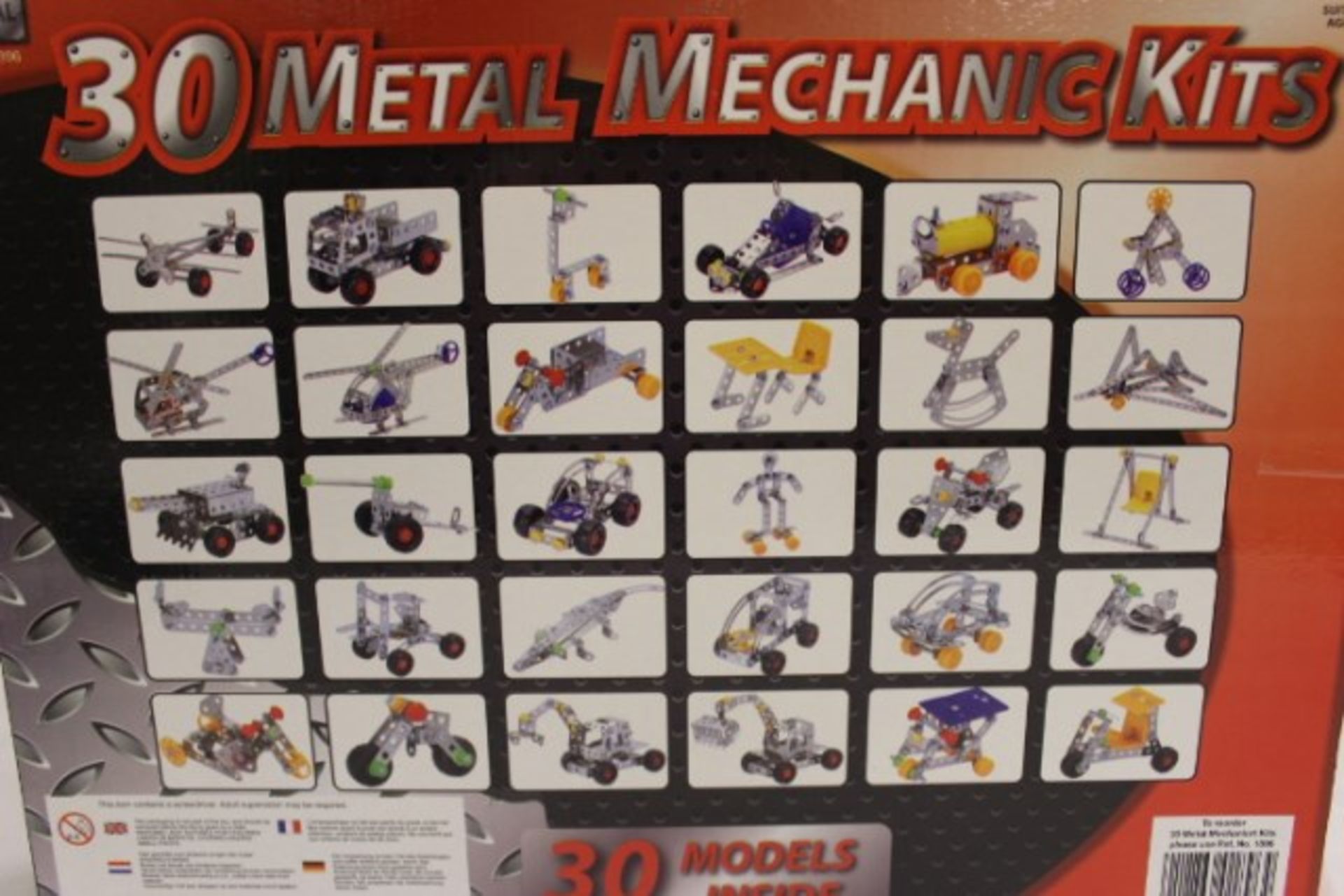 V Brand New 30 Model Metal Mechanics Kit (Makes 30 Different Models) Fits With Meccano X 40 Bid - Image 2 of 2