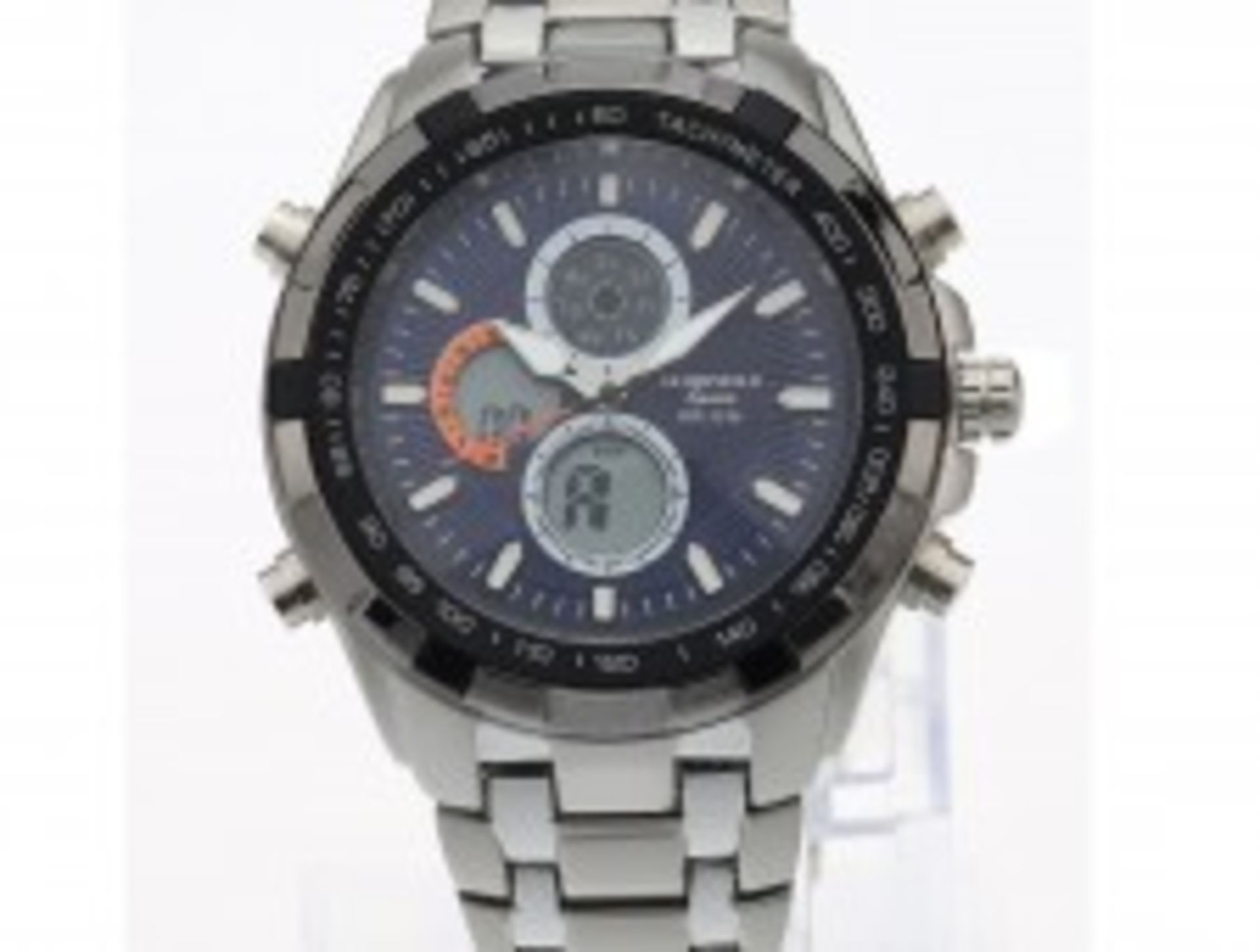 V Brand New Gents Globenfeld Blue Sports Watch RRP440