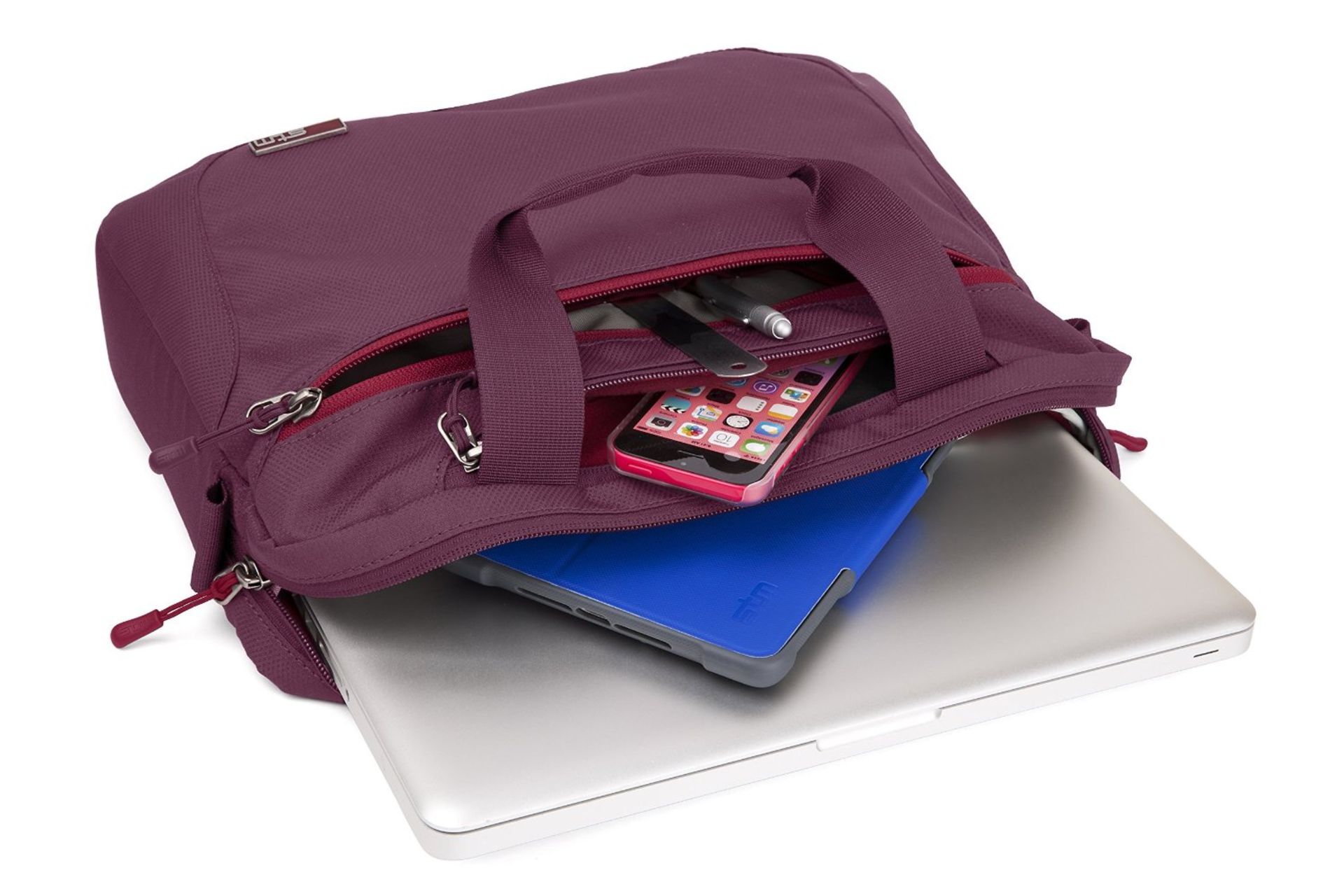 V Brand New STM Swift Medium Shoudler Bag For Up To 15" Laptop/Tablet Sutiable For Macbook Dark - Image 2 of 3