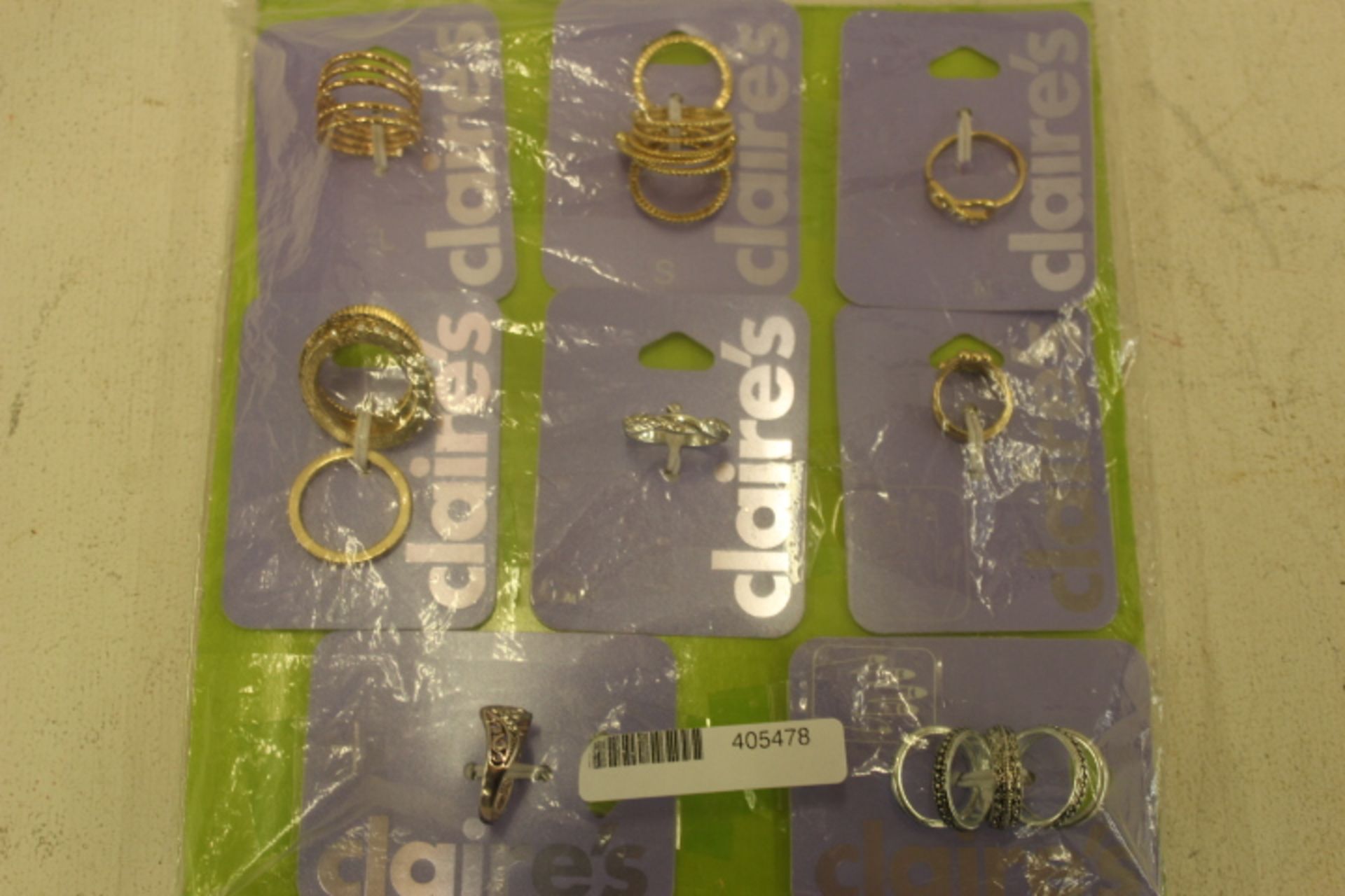 Grade U Collection Assorted Rings By Claires RRP £36.50