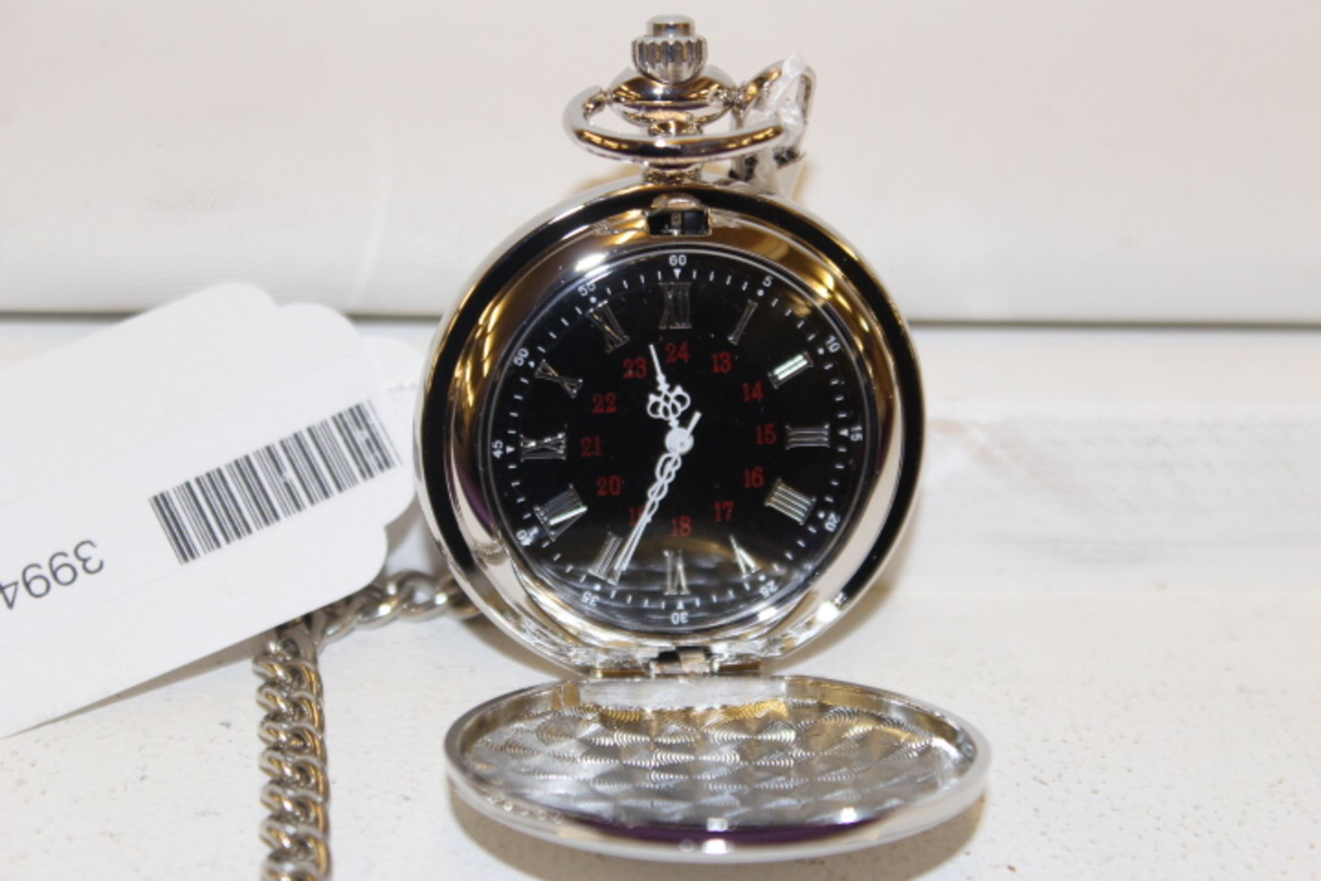 Grade U WM Pocket Watch With Fob Chain - Image 2 of 2