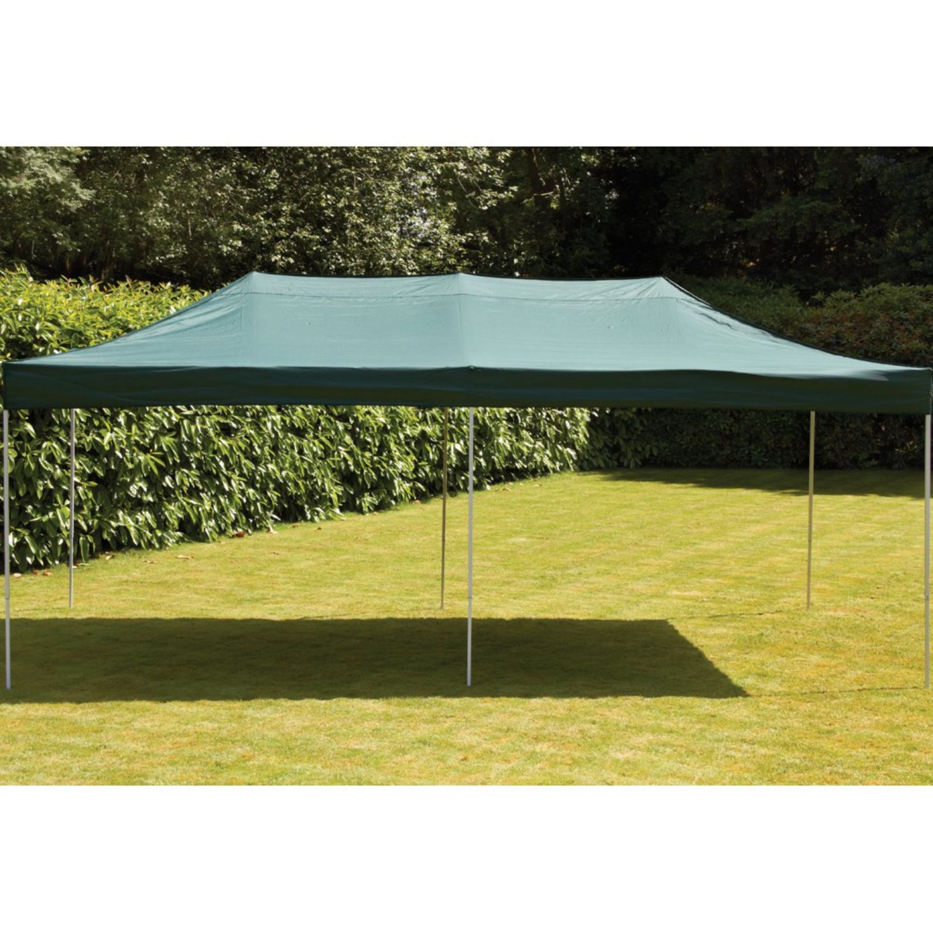 V Brand New Taupe 3 x 6 Metre Pop Up Aluminium Frame Gazebo RRP £199 (White Stores) - Image 2 of 2