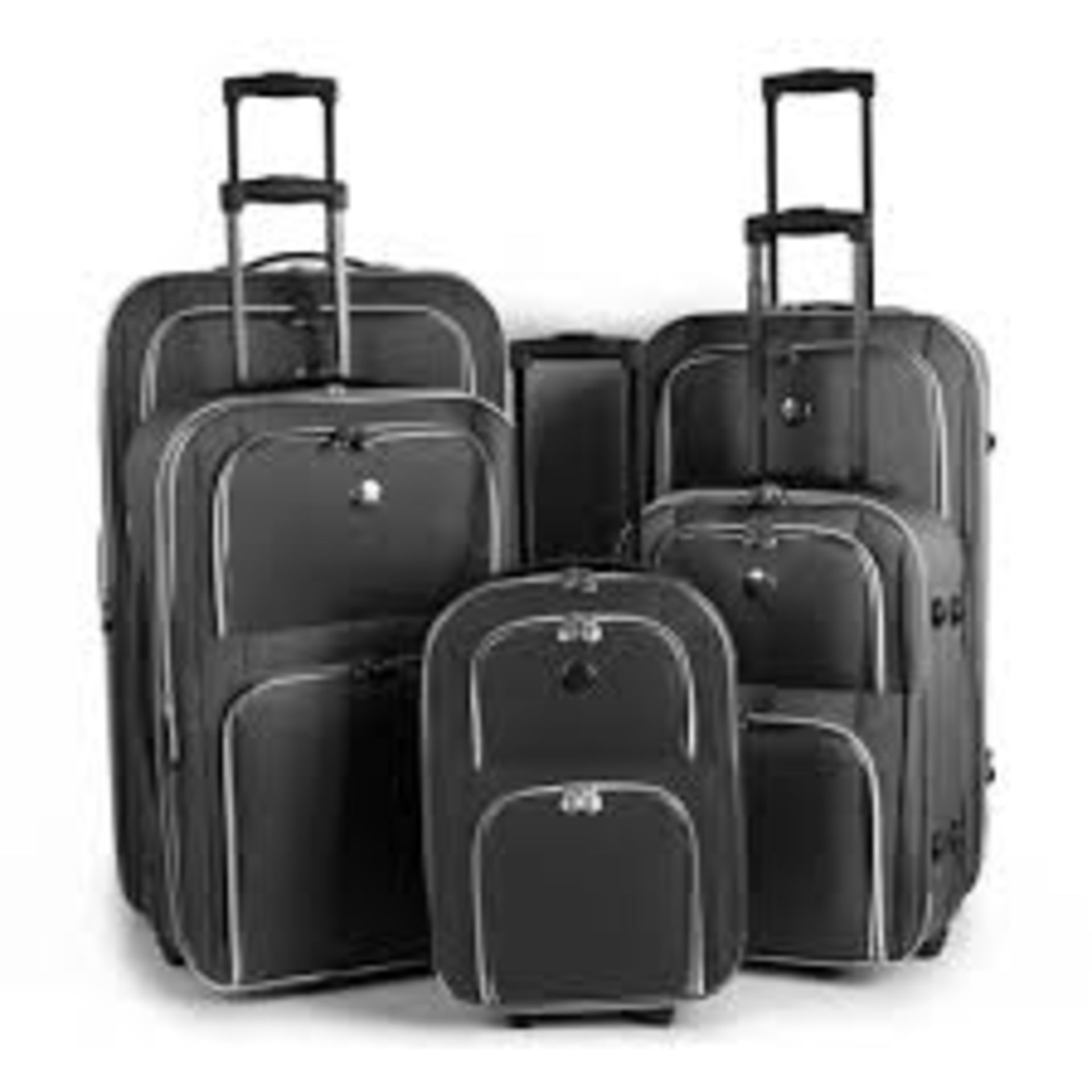 V Brand New Five Piece Trolley Case Set