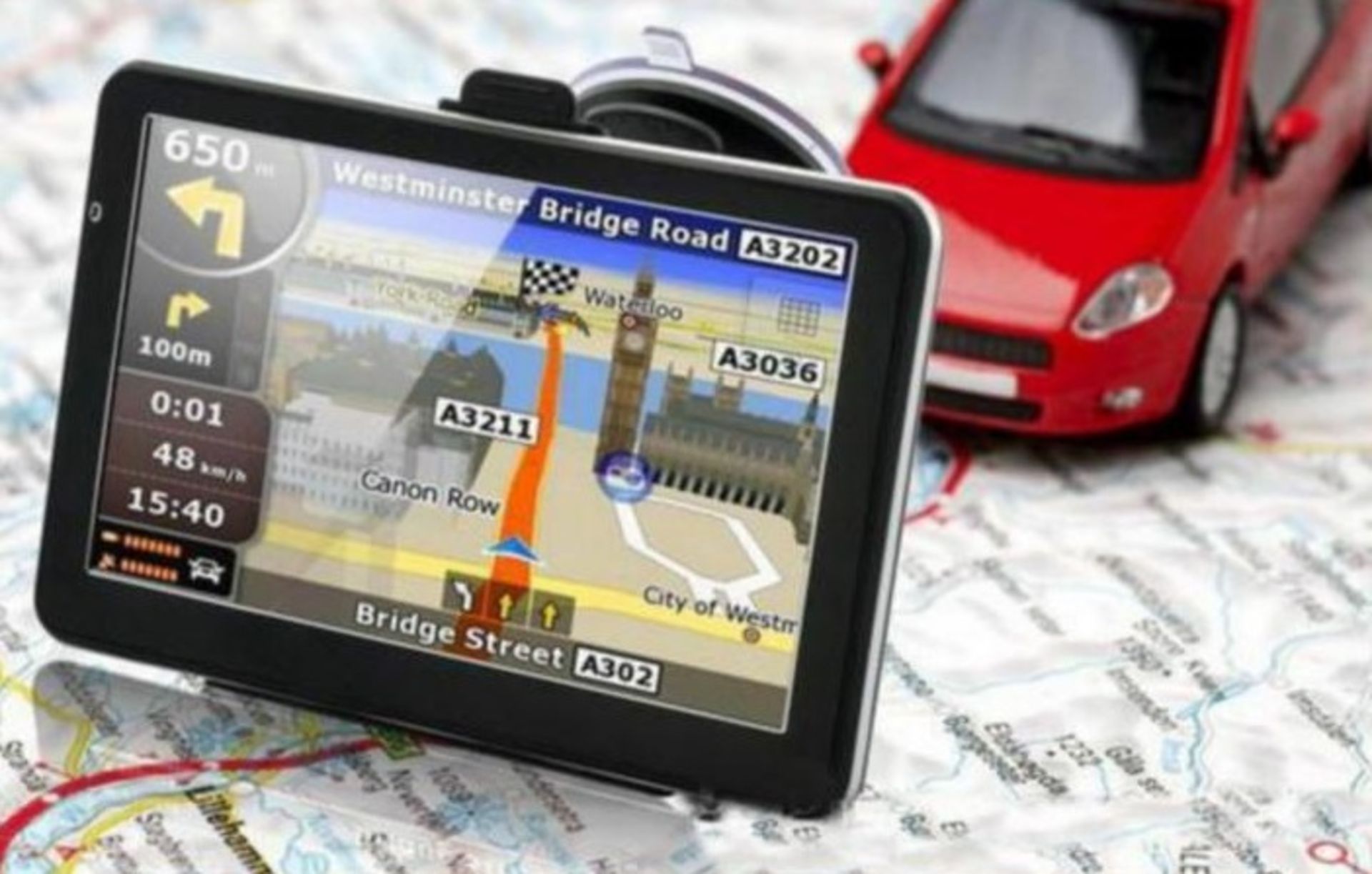 Brand New Boxed 5" Sat-Nav System Lifetime Map Updates - UK - Europe - Australia - New Zealand Maps