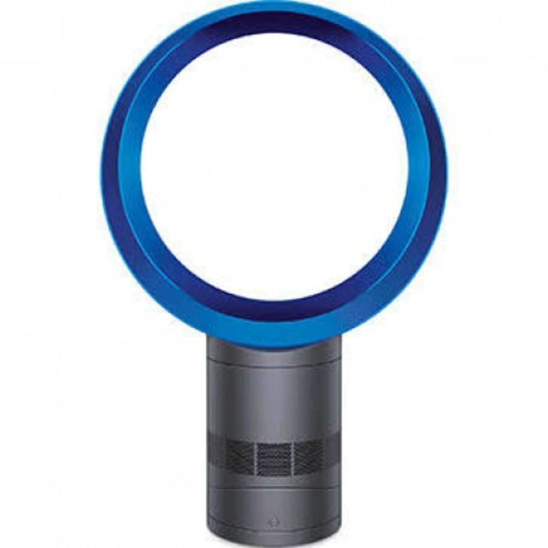 V Brand New Dyson AM06 Bladeless 12 inch Air Multiplier/Fan Blue/Grey RRP £259.99 - 75% Quieter -