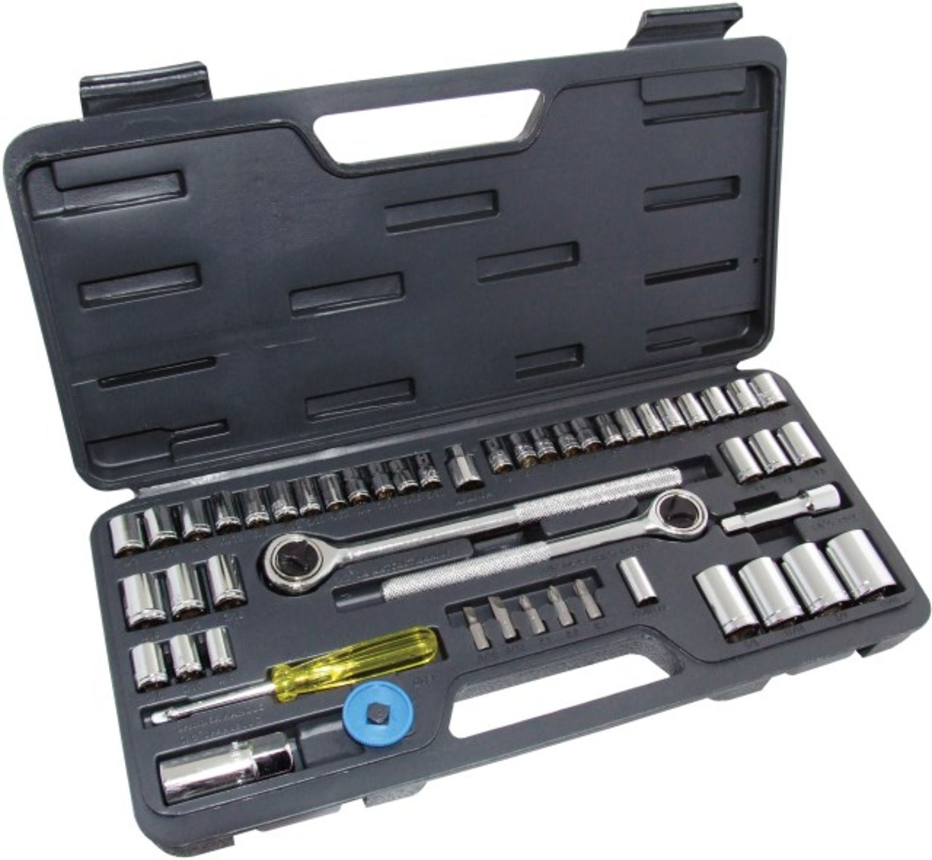 V Brand New 52 Piece Chrome Socket Set With 3 Year Warranty X 2 Bid price to be multiplied by Two