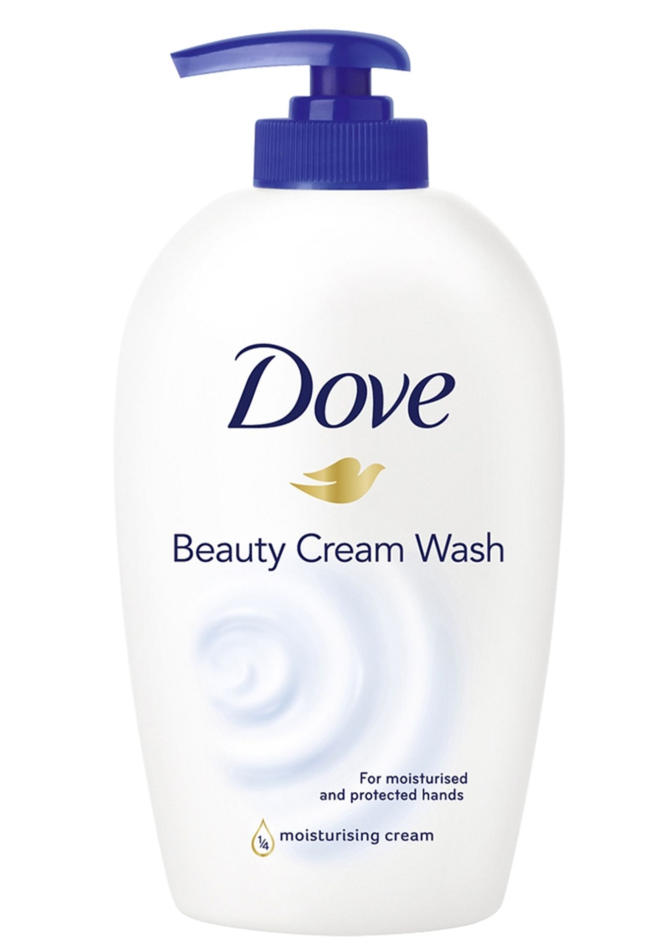 V *TRADE QTY* Brand New Six Pump Bottles Of Dove Moisturising Beauty Cream Wash 250ml Total SRP£12.