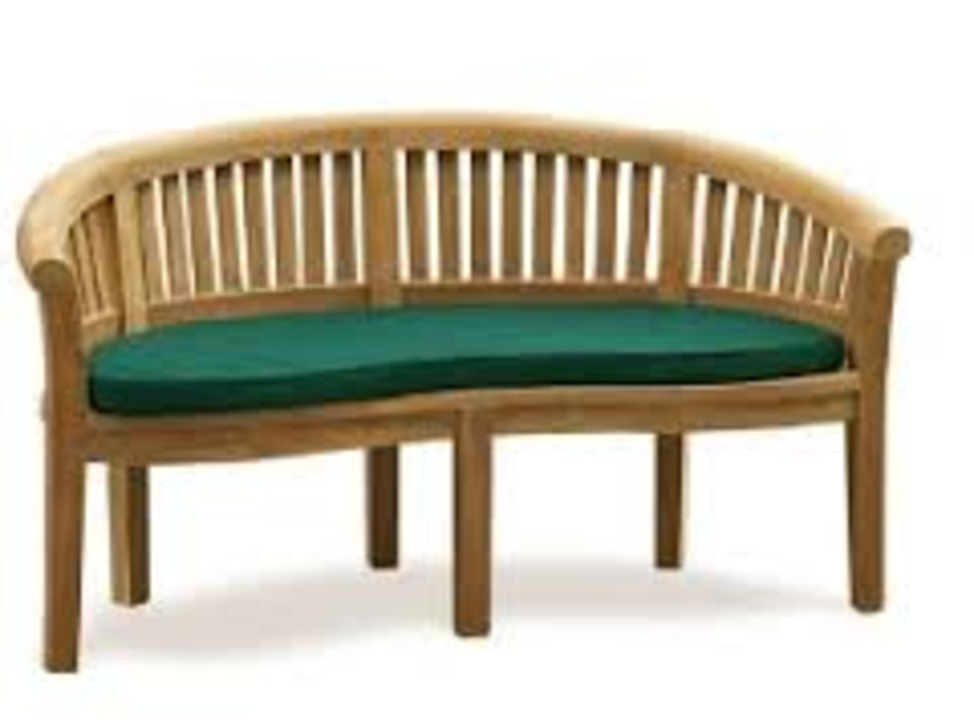 V Brand New Banana Bench - Made From Grade A Plantation Teak.Width:167 Cm Depth:64 Cm Height:104 Cm/ - Image 3 of 4