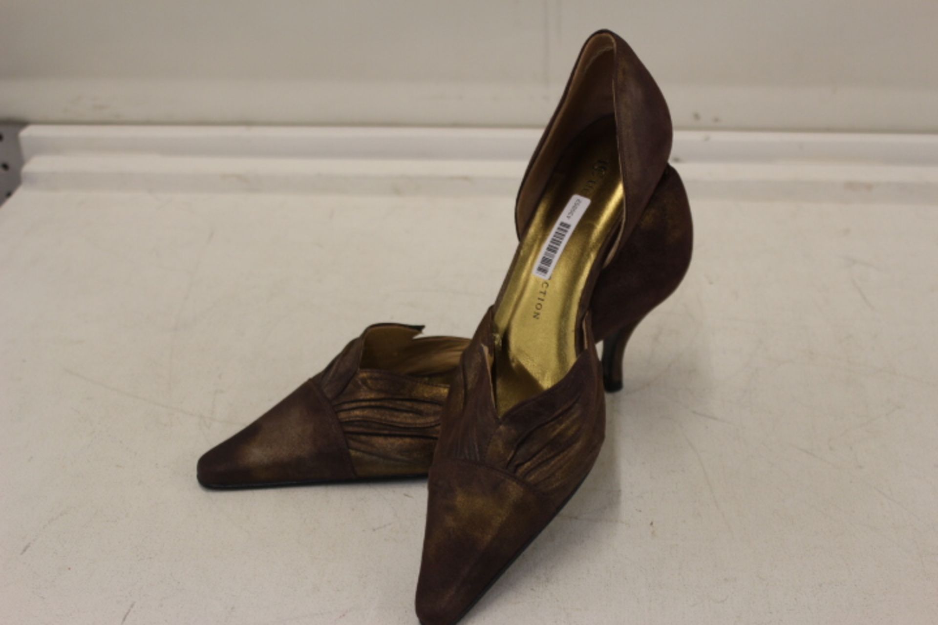 V Grade A Pair Ladies Ultimate Collection Brown Shoes Size 5.5 RRP £87.50 (Feathers)