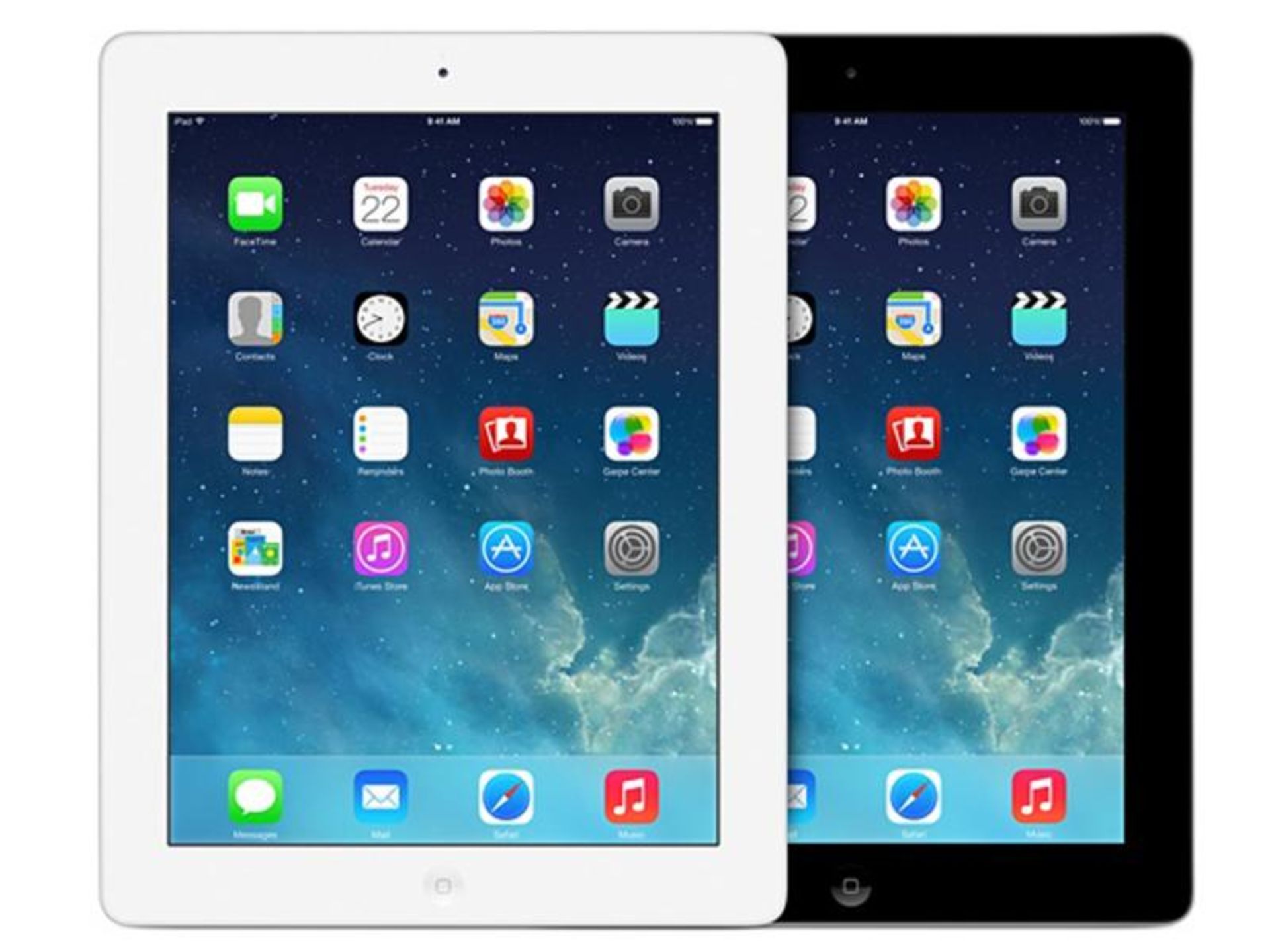 V Grade A Apple iPad 4 16GB With Front & Rear Facing Cameras (Colours May Vary) Unit Only