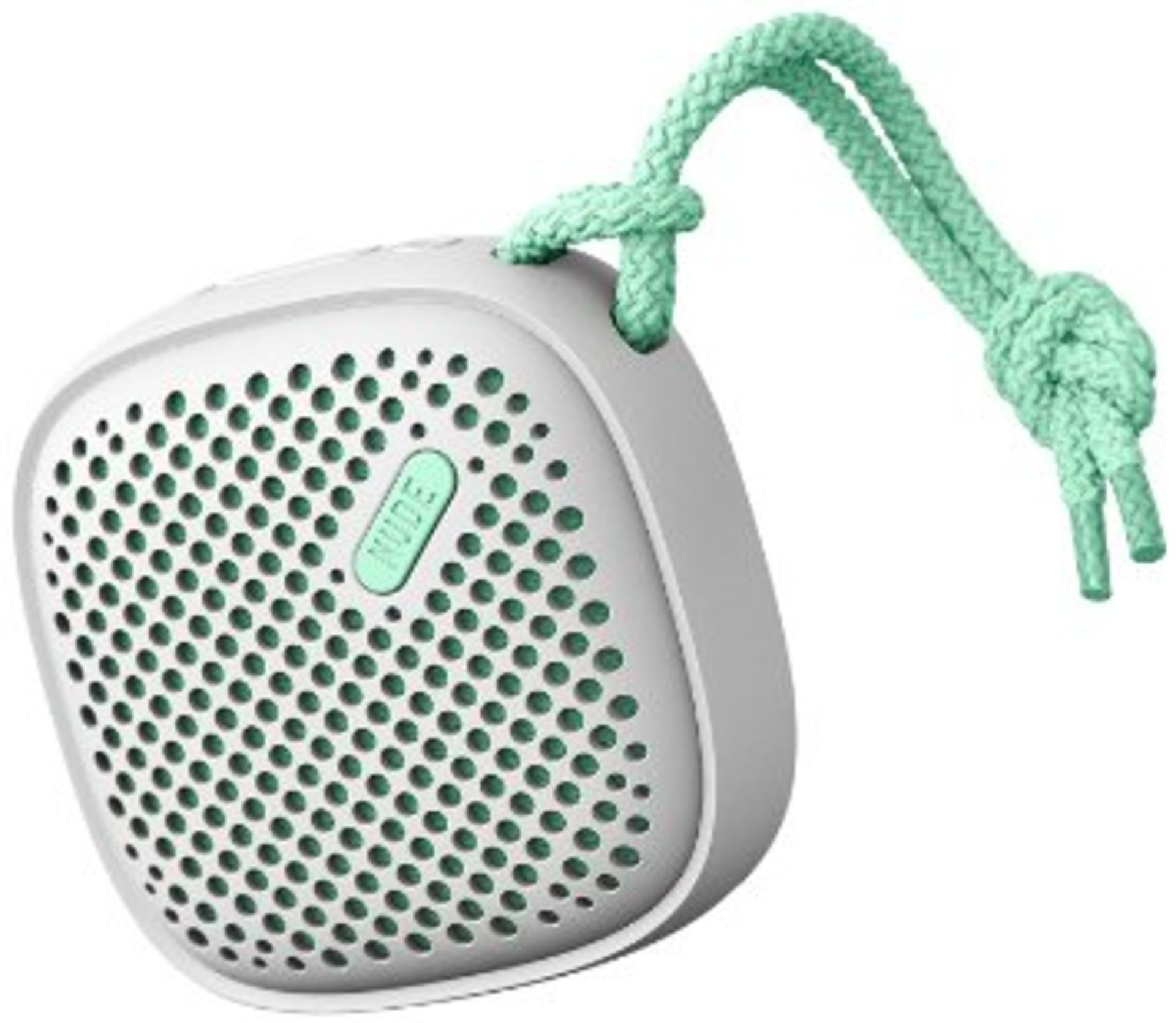 V Brand New Nude Audio Move S Bluetooth Speaker Grey/Green With 8hr Battery Life And AUX Socket