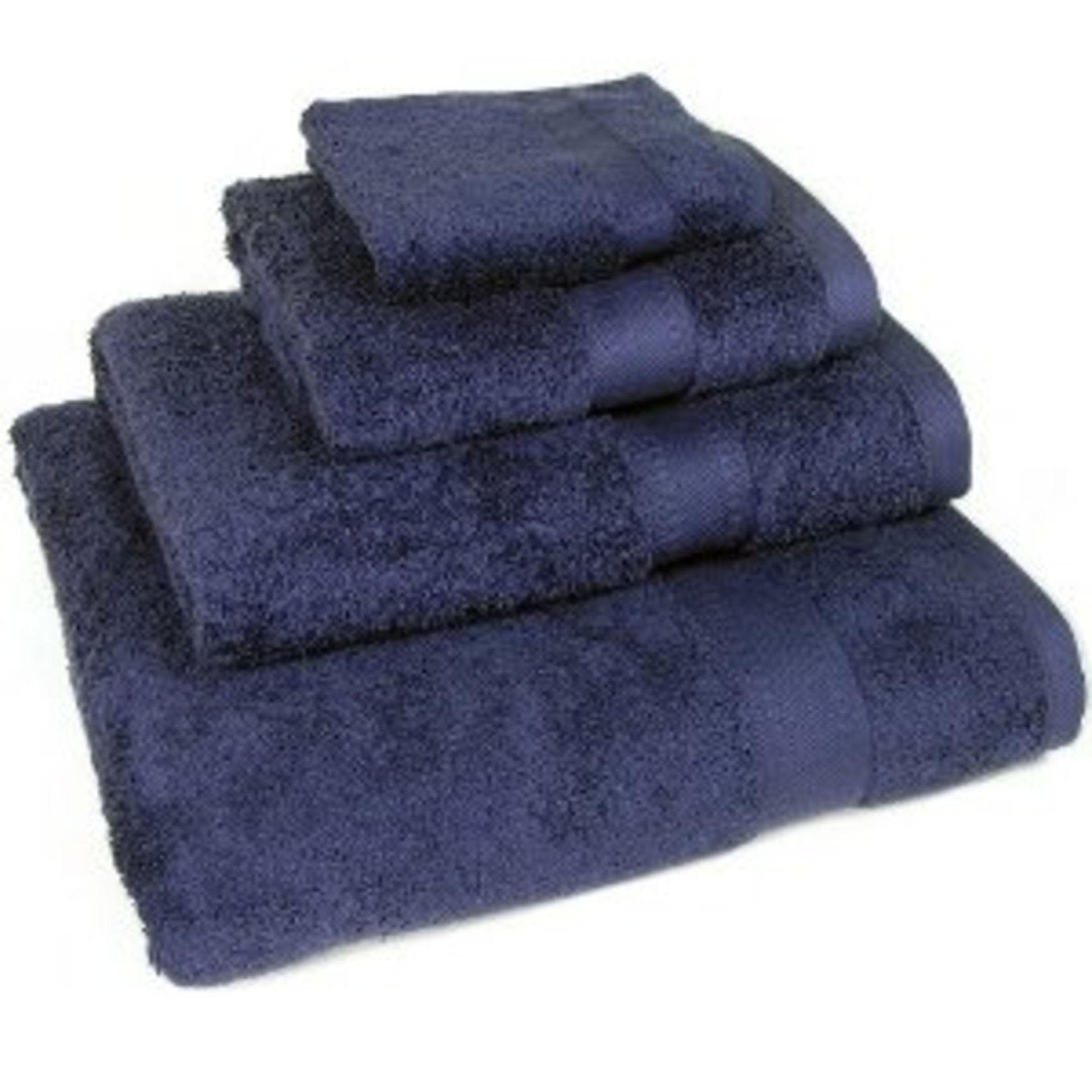 V *TRADE QTY* Brand New Blue Six Piece Towel Bale Set Includes 2 Bath Towels 2 Hand Towels and 2